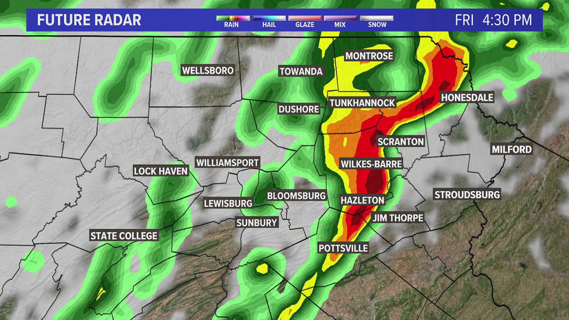 Update on potential severe weather throughout northeastern and central ...
