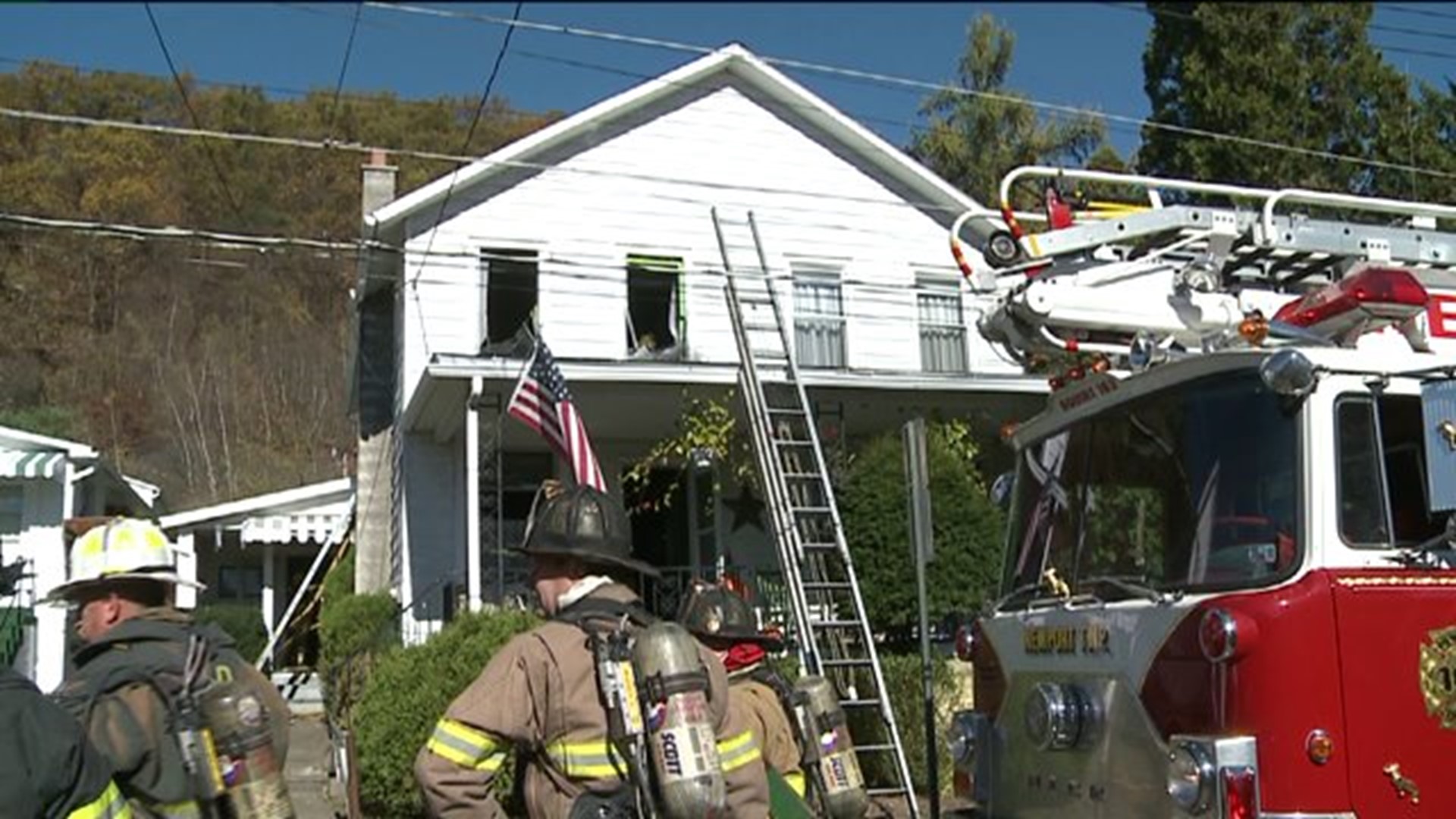 Fire Damages Home in Luzerne County