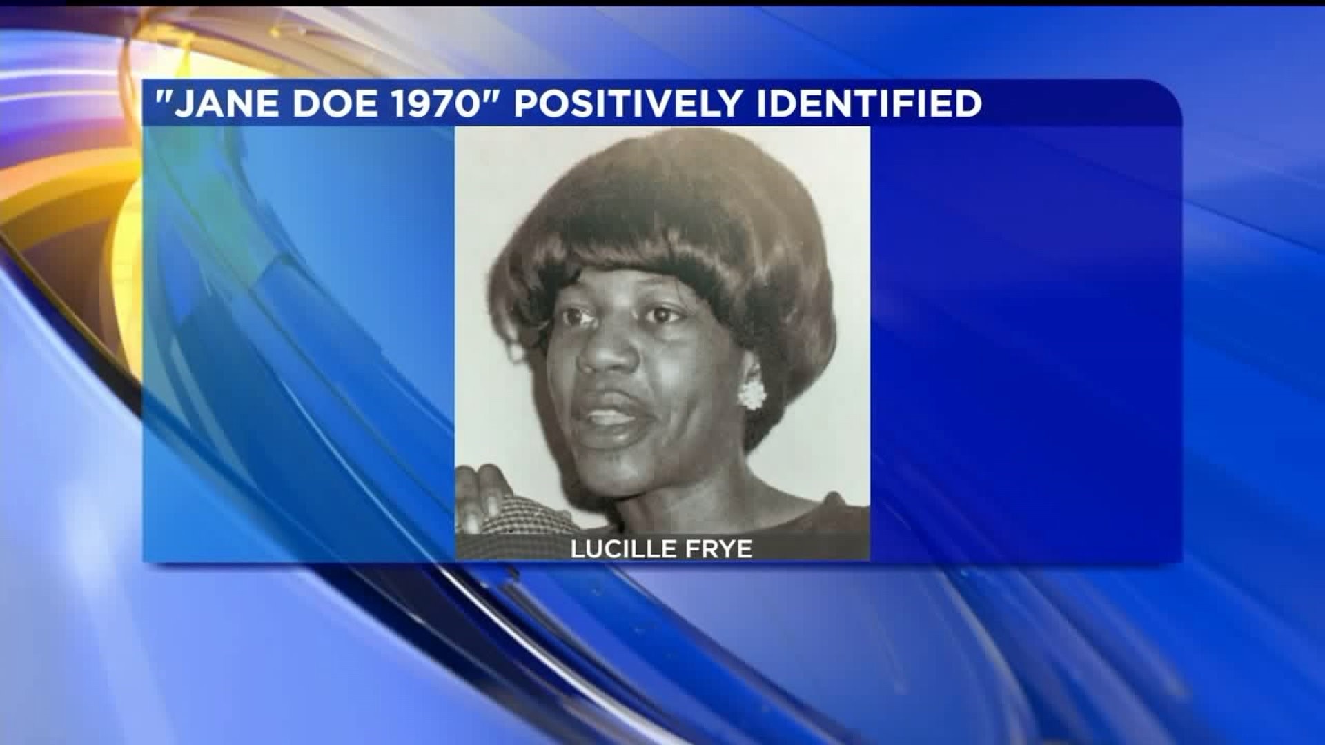 Closure for Family as Police Identify Cold Case Victim