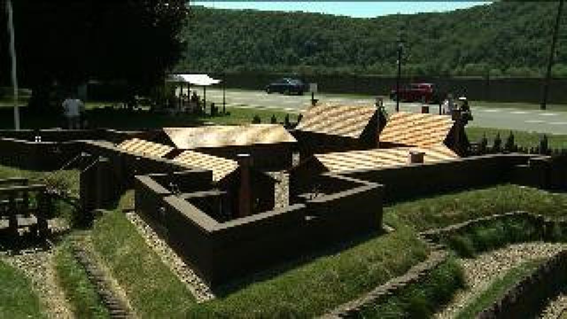 Historic Fort Remembered with Model