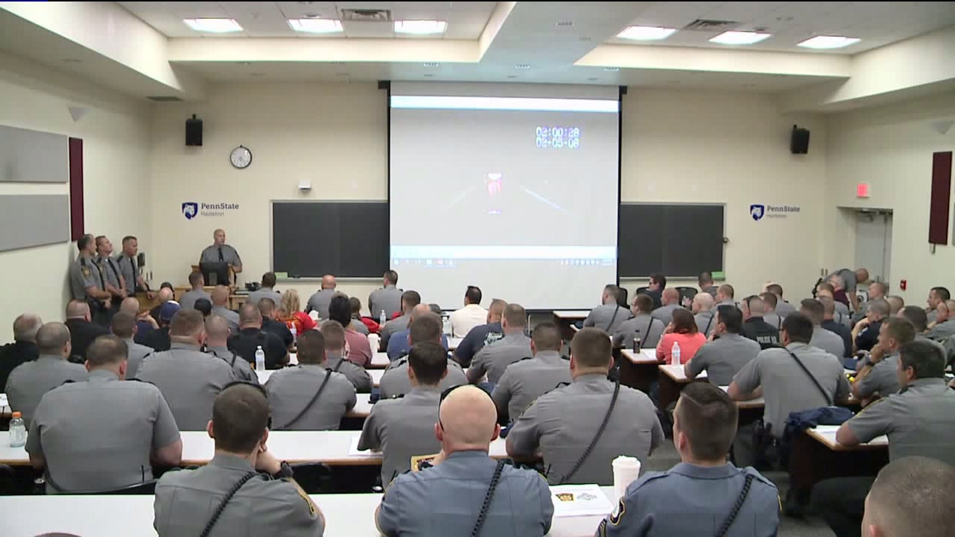 Police Honor Fallen Trooper at DUI Enforcement Class
