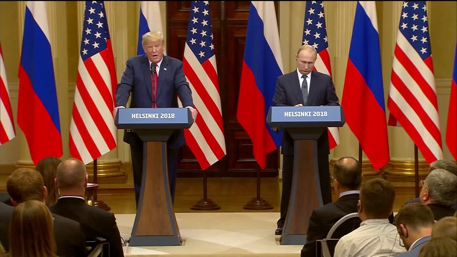 Strong Reaction to Trump-Putin News Conference
