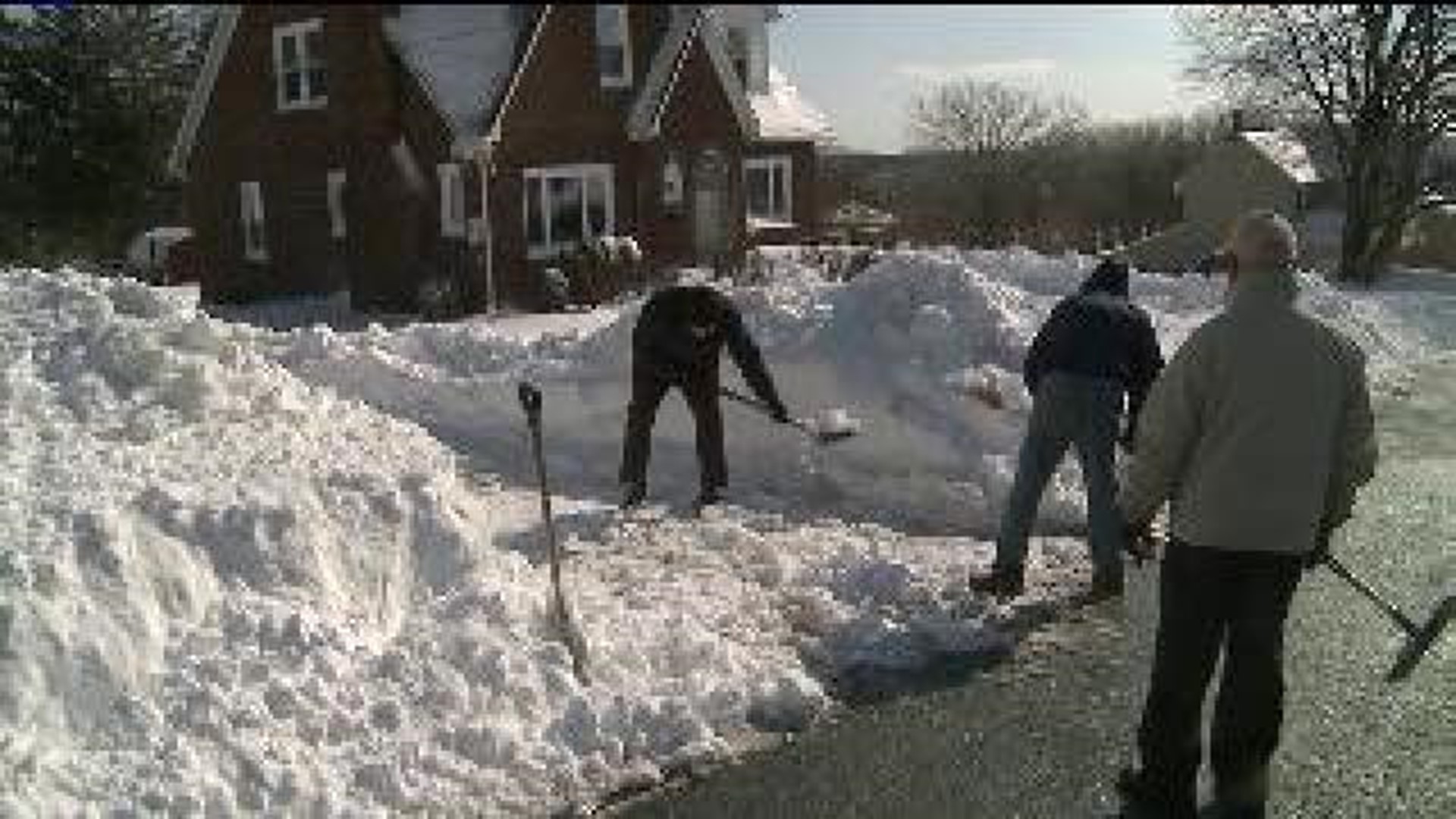 Shoveling, Plowing and Throwing the Snow
