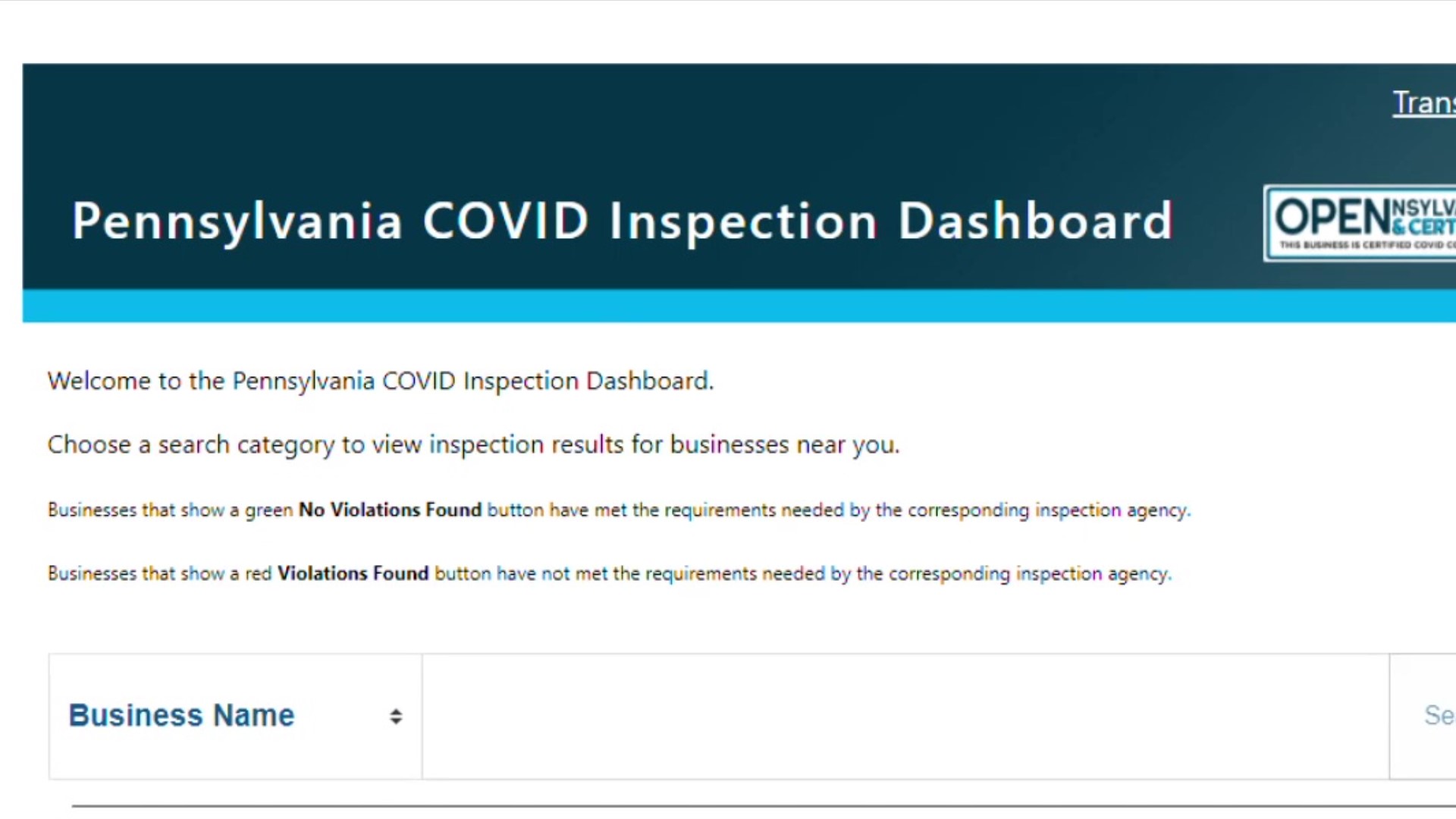 You can now check to see if your favorite restaurant is complying with COVID-19 safety guidelines thanks to a new state website.
