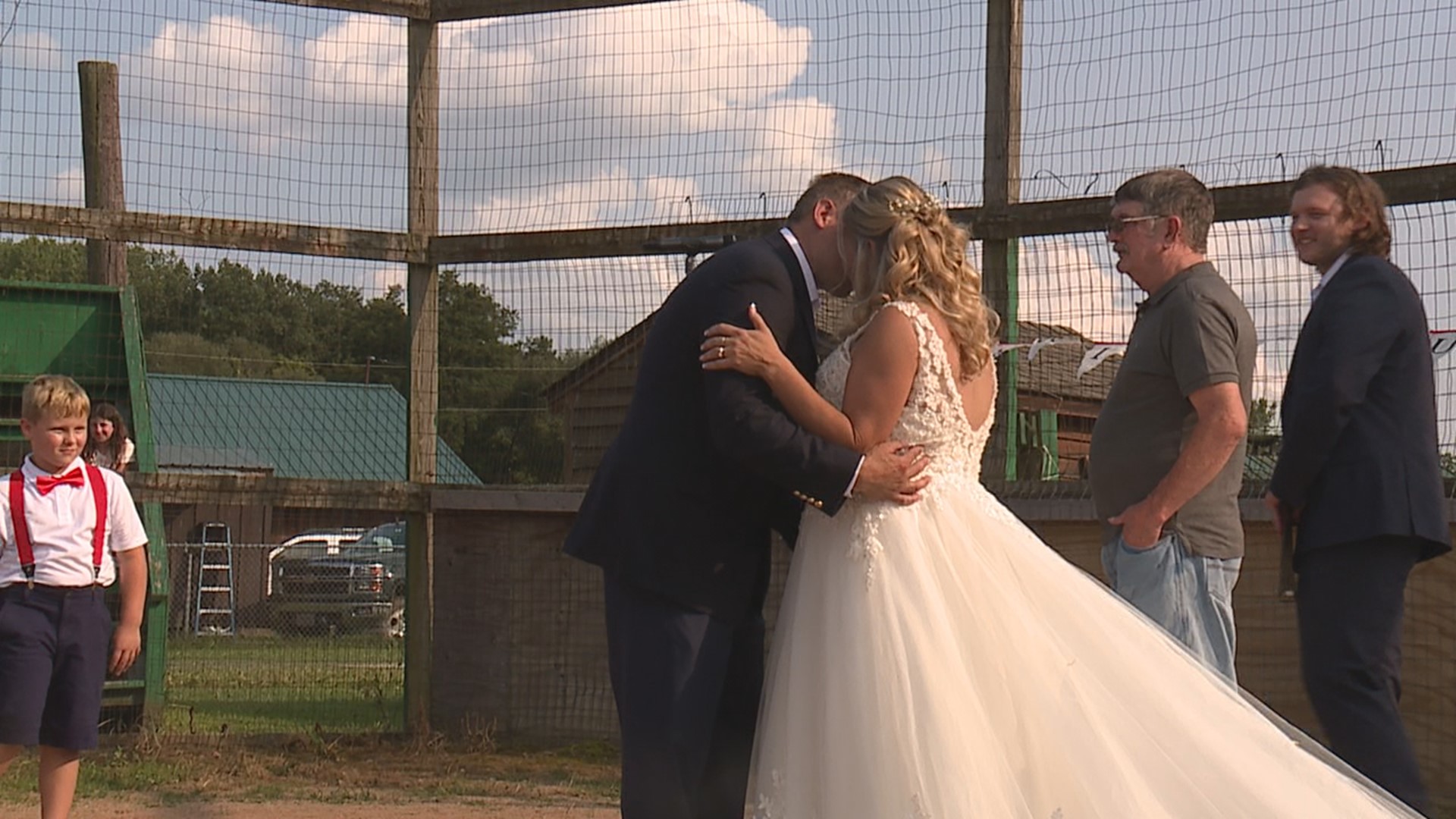 Kelly McNally has Stage 5 kidney failure and wanted to surprise her fiancé of 12 years by tying the knot.