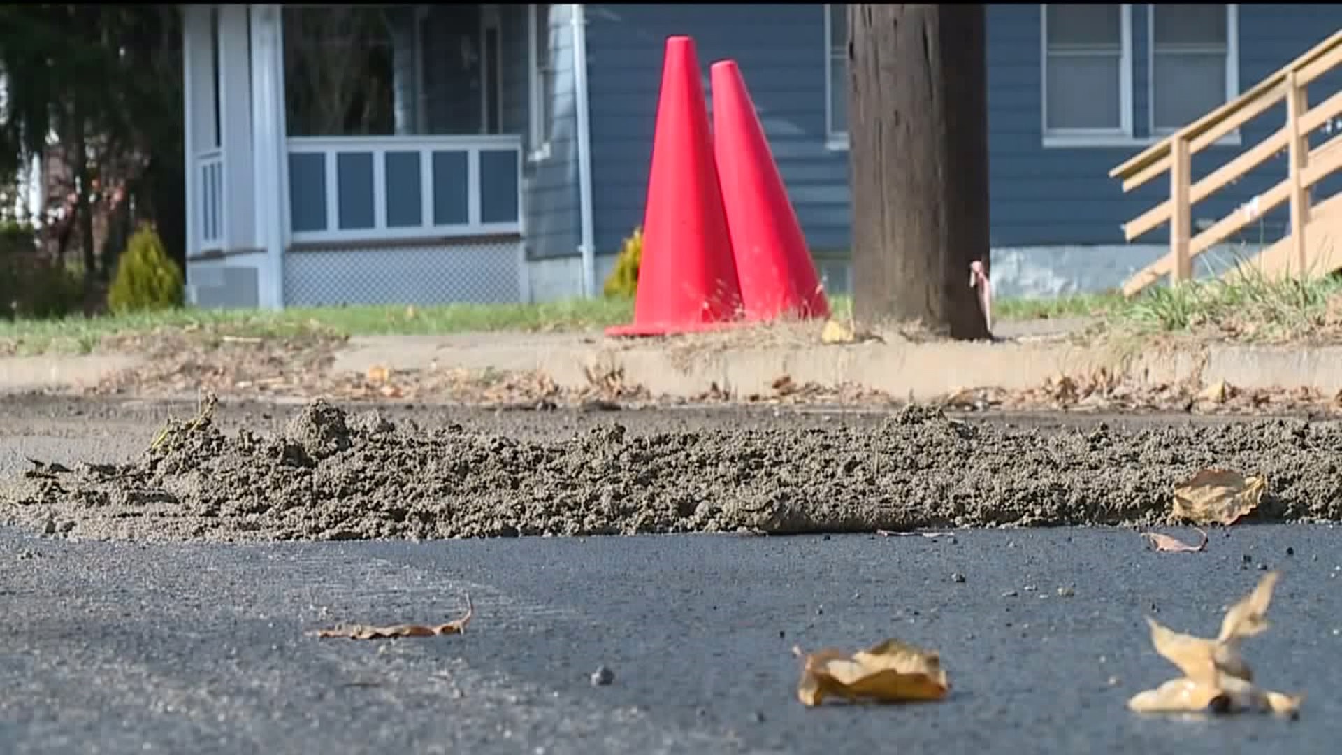 Concrete Spilled Over Roadway in Lycoming County