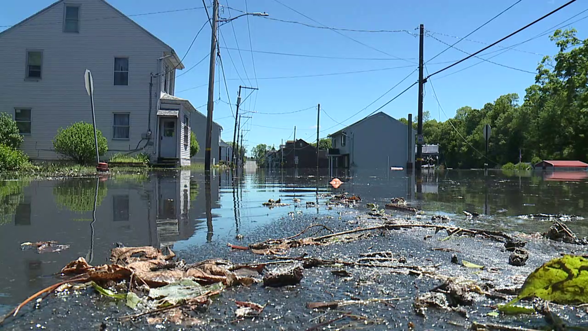 Borough officials called this a man-made disaster, saying it was clogged pipes from a bridge project that caused the flooding.