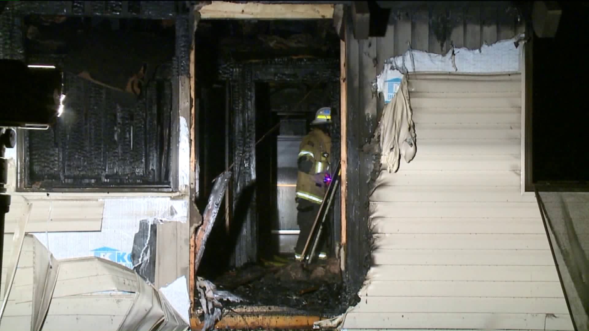 Fire Damages Home at Big Bass Lake