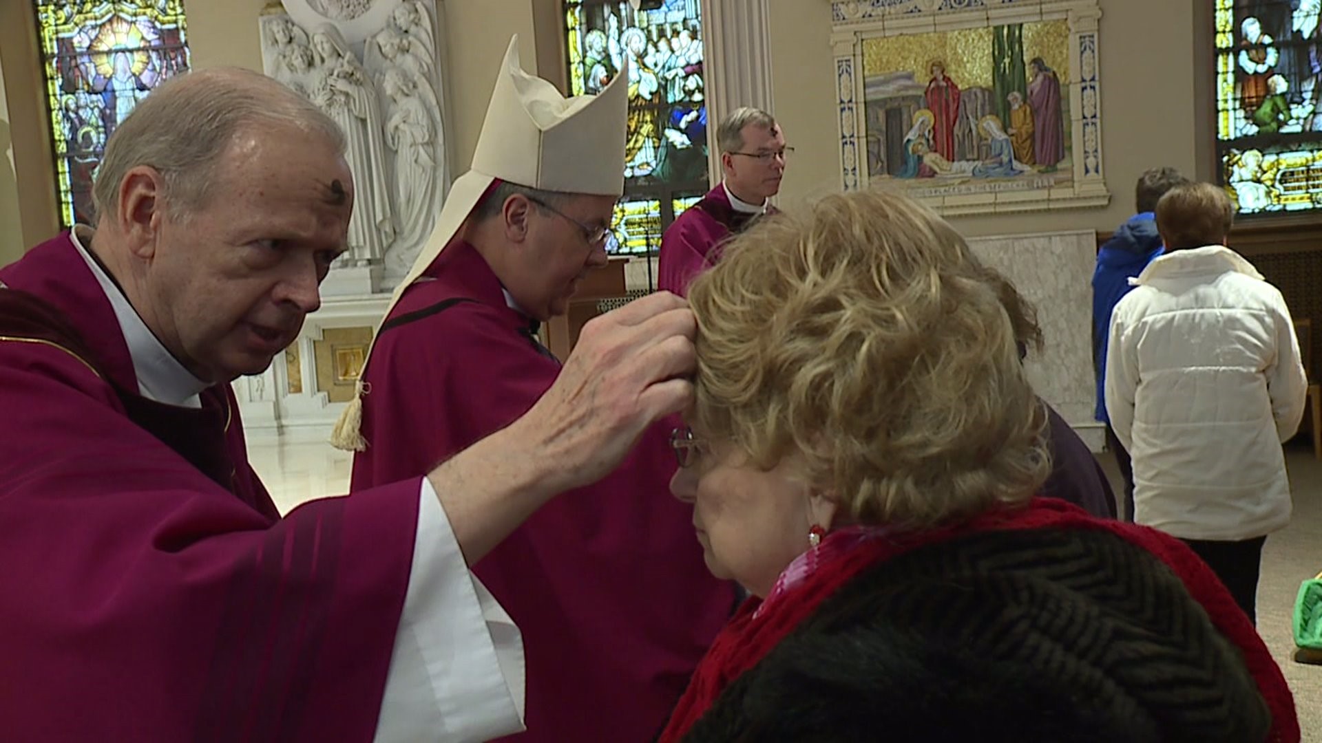 Catholics Observe Ash Wednesday at St. Peter's Cathedral