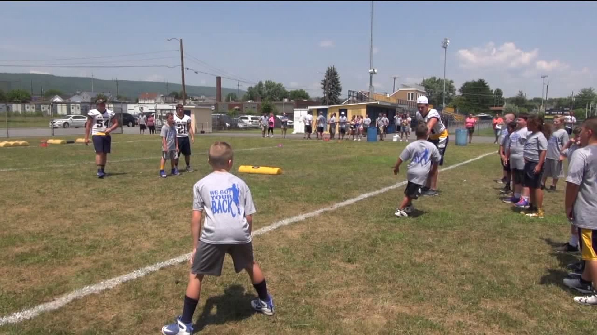 Free Football Clinic for Kids in Old Forge