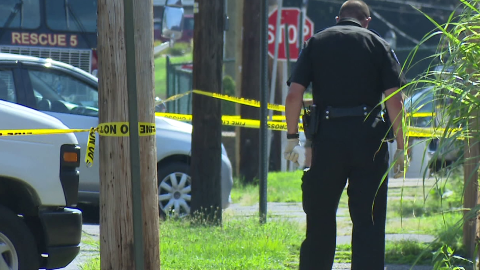Detectives were back on Boland Avenue executing a search warrant after the weekend's deadly shooting.