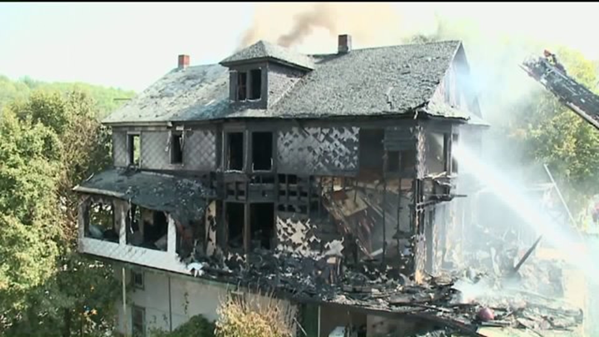 Fire Rips Coal Township Home