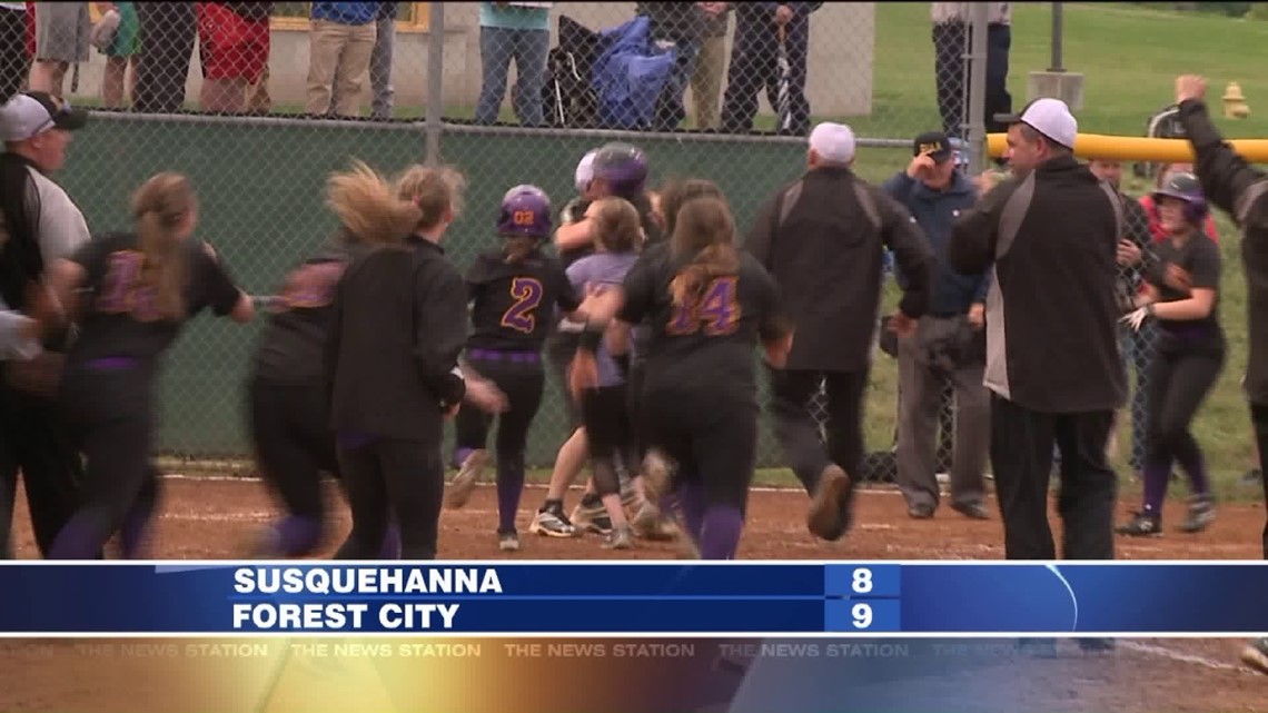 Forest City vs Susquehanna softball