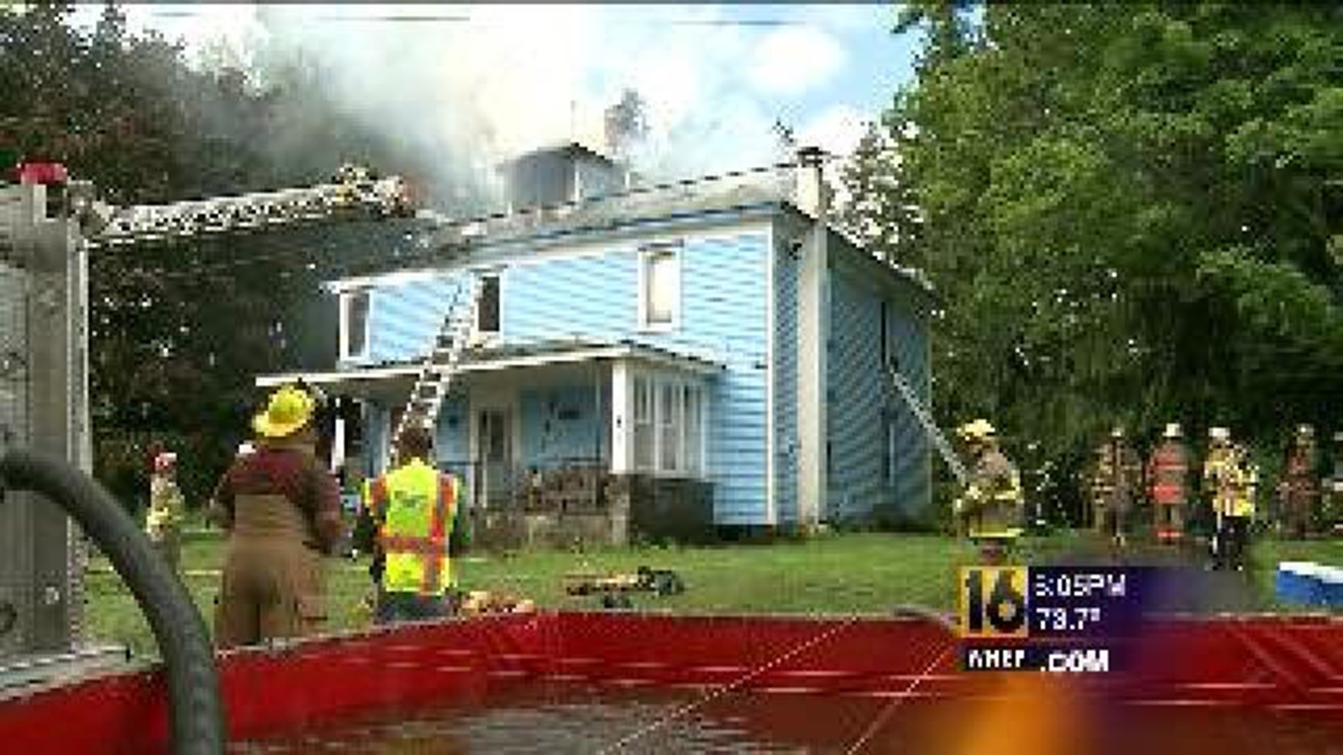 Fire Rips Wayne County Home
