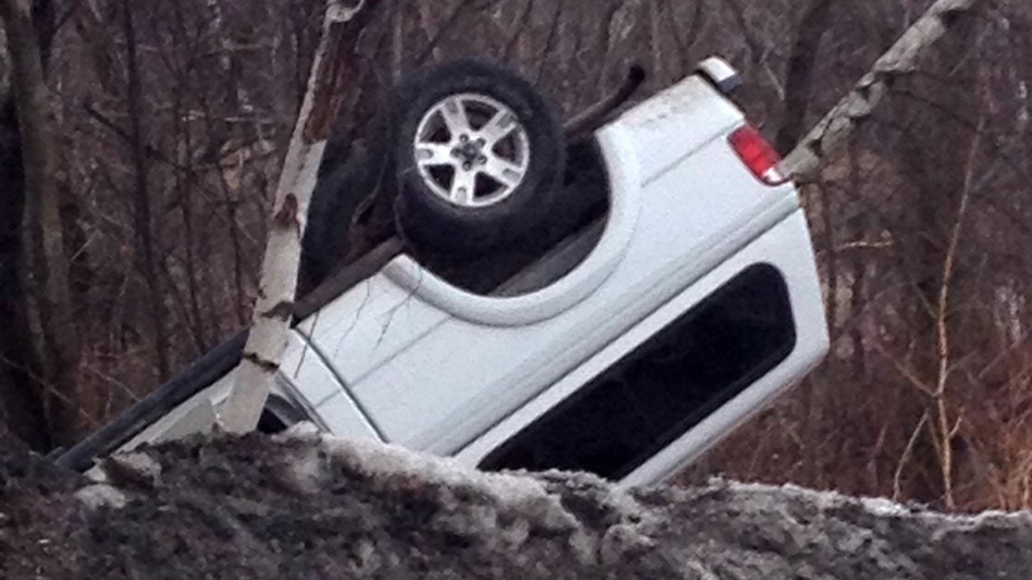 One Hurt After Vehicle Goes Over Embankment | wnep.com