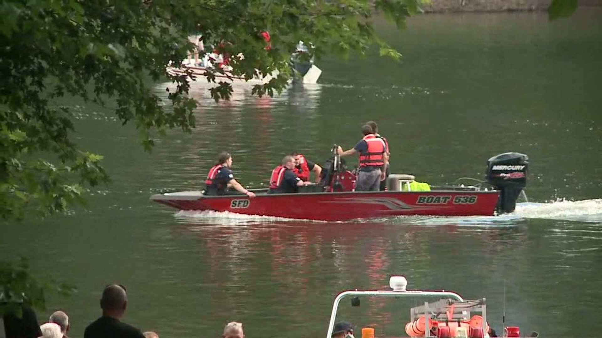 Dive teams from four counties launched from Montour Township to search in the Susquehanna River.