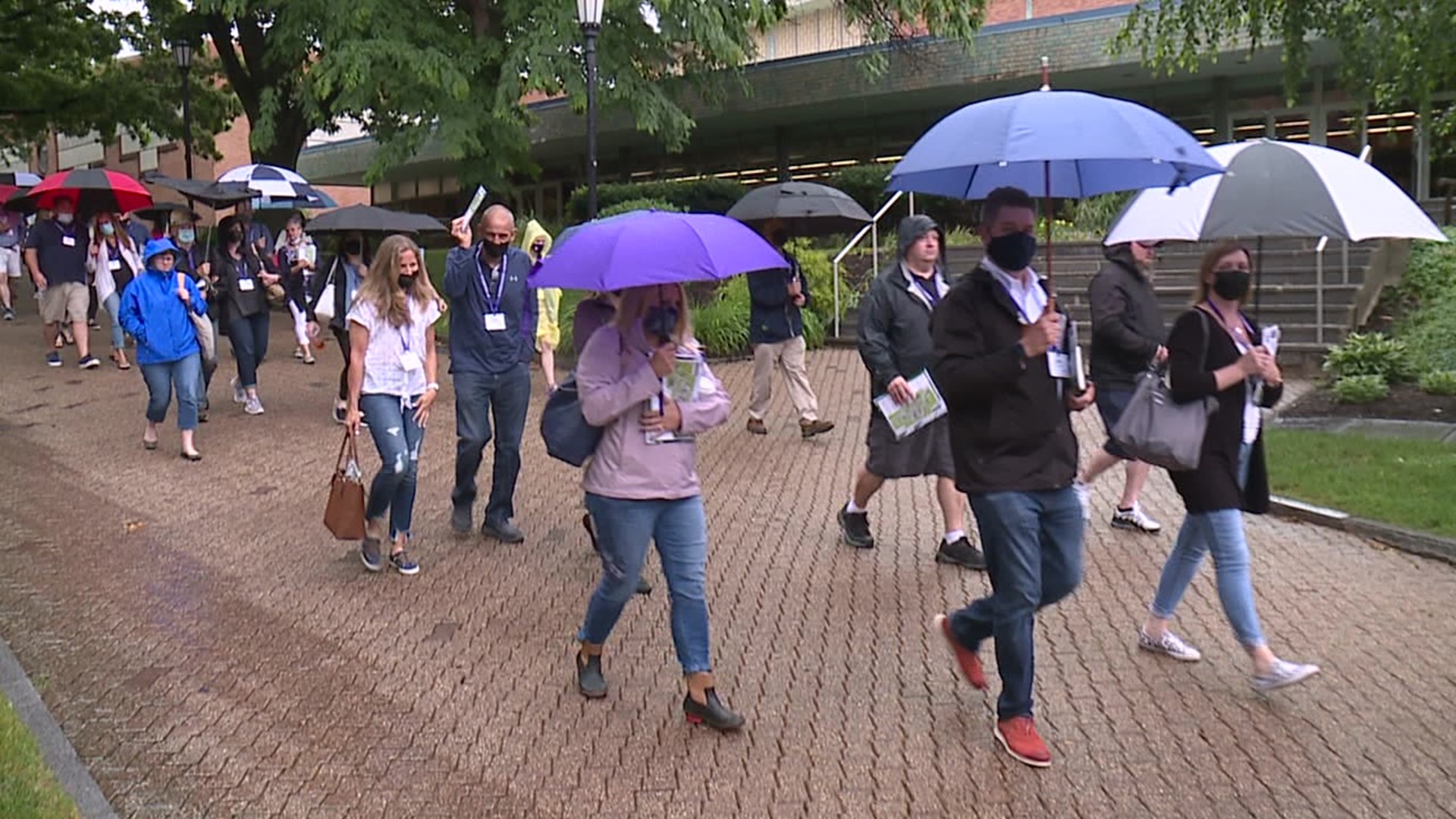 The University of Scranton invited its newest students to campus this week for orientation, something school officials weren't sure would happen a few months ago.