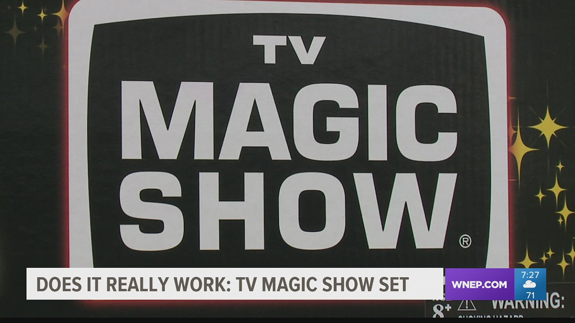 The maker claims their product teaches kids eight and up the secrets of performing magic.