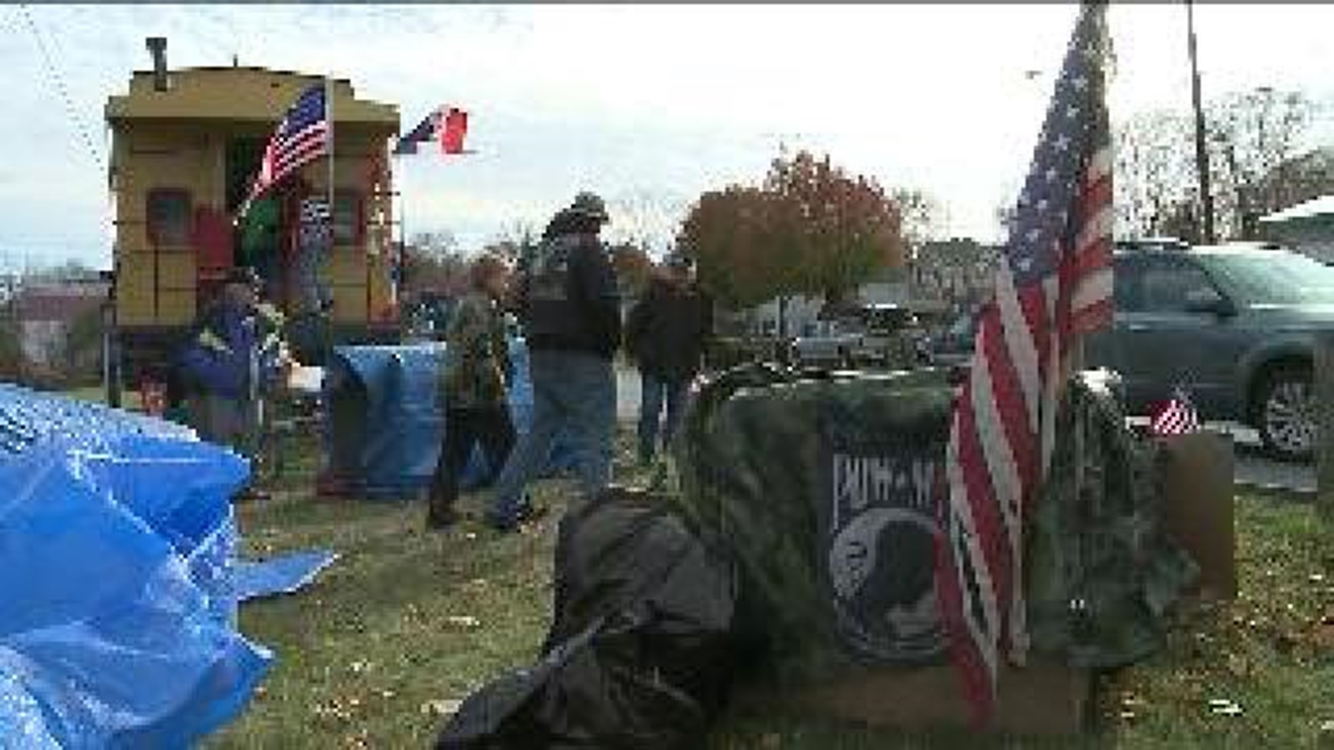 Camping Out for Homeless Veterans