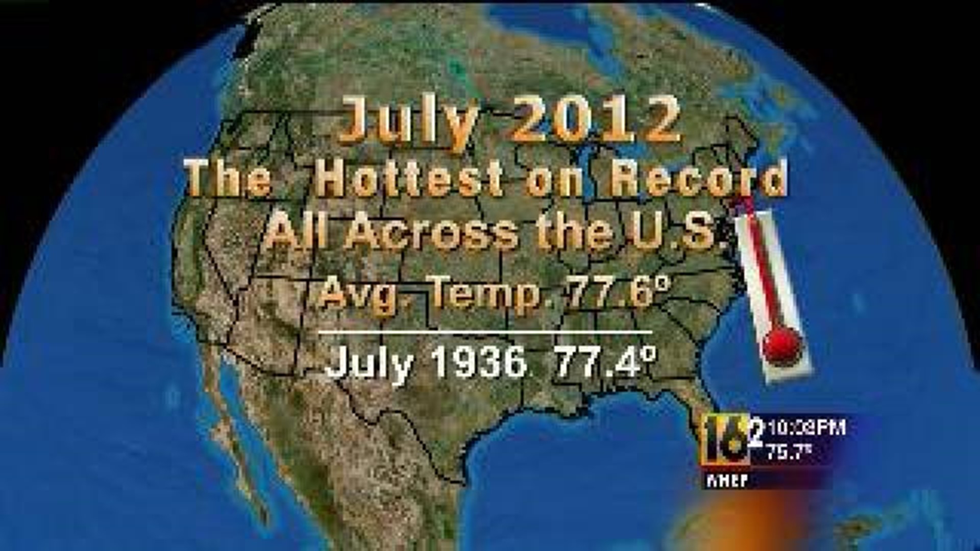 2012 Hottest Year So Far in Northeast