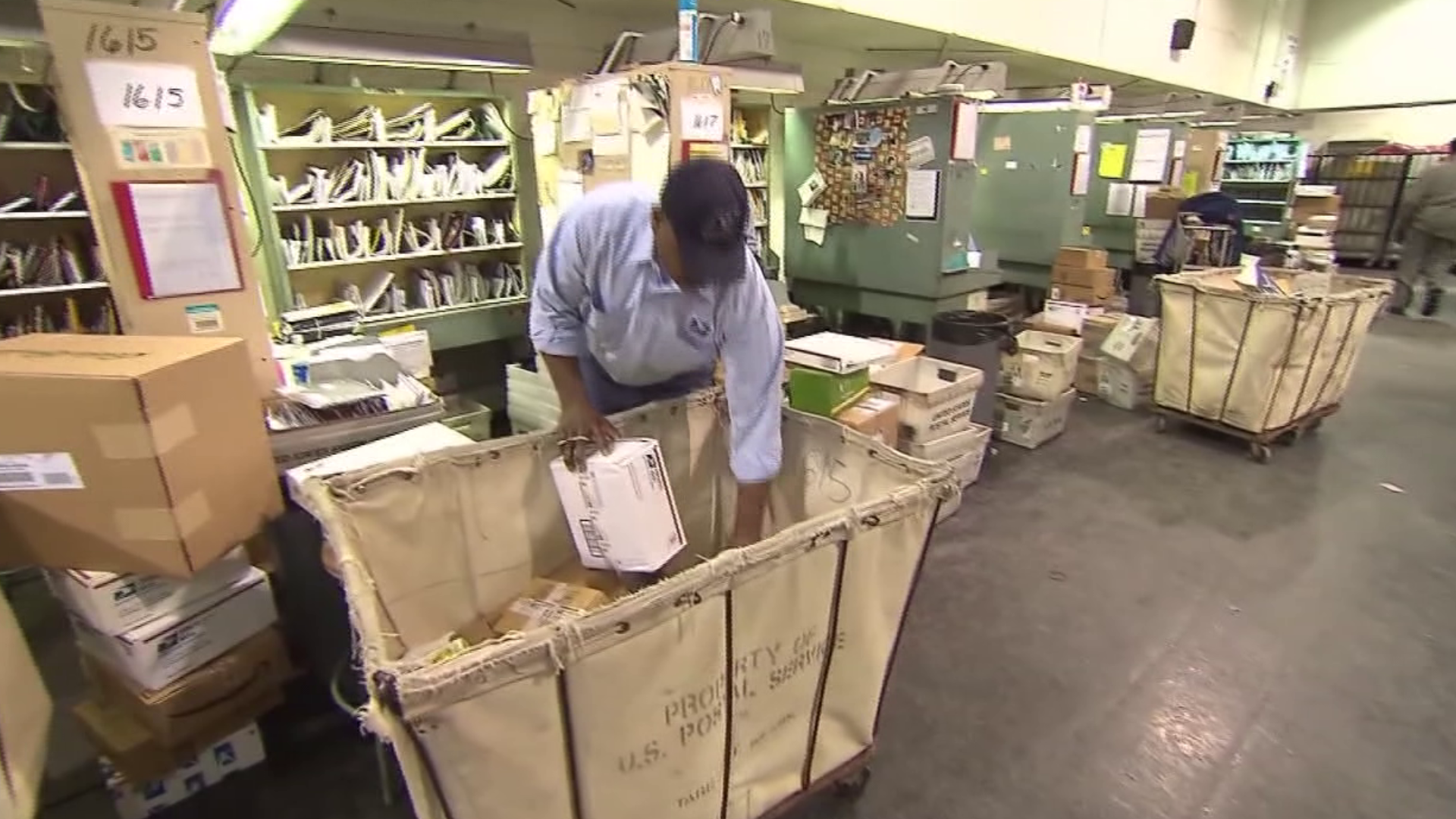One business is facing week-long delays on packages.