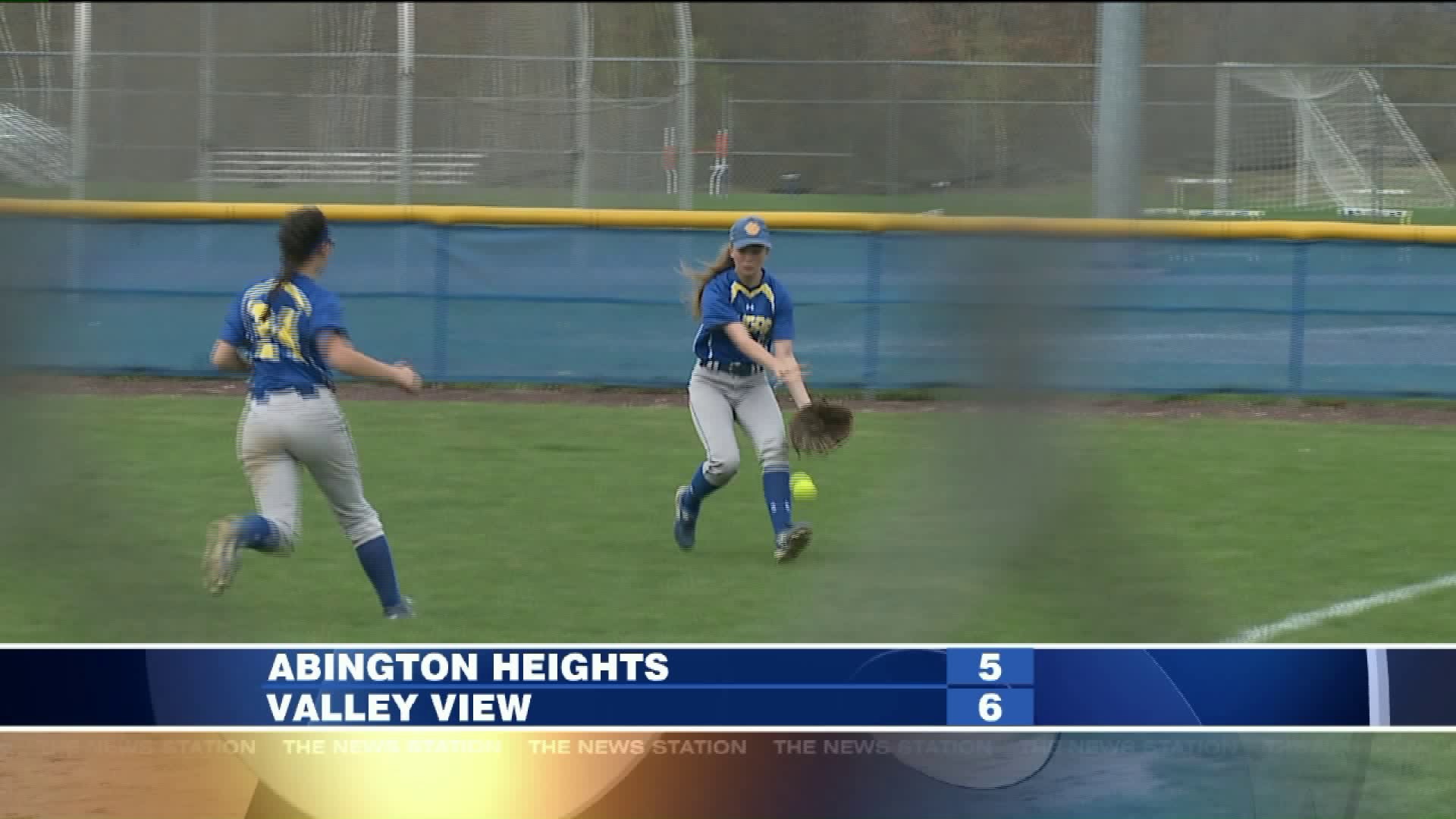 Valley View vs Abington Heights softball