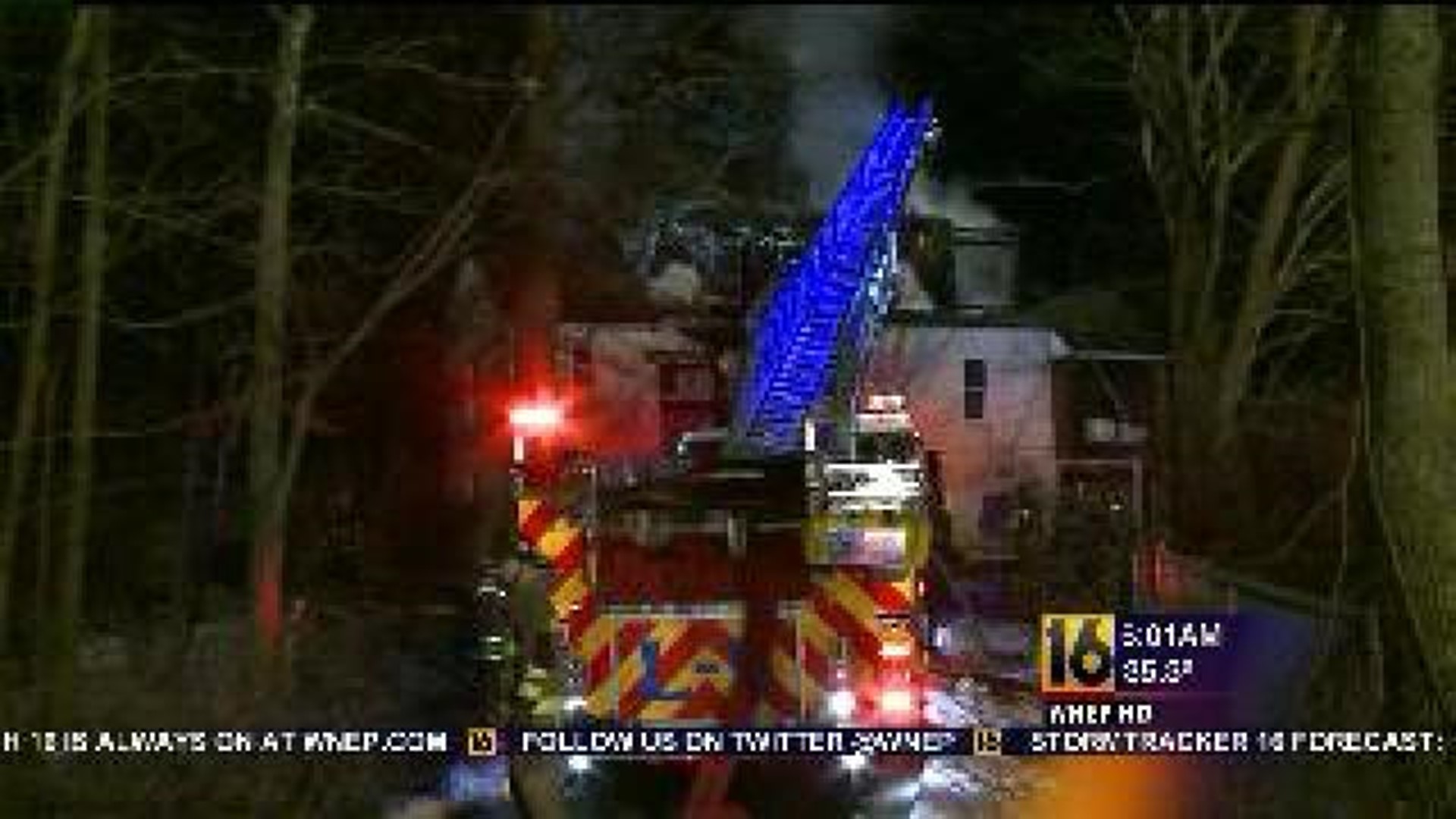 Vacant Home Hit By Flames