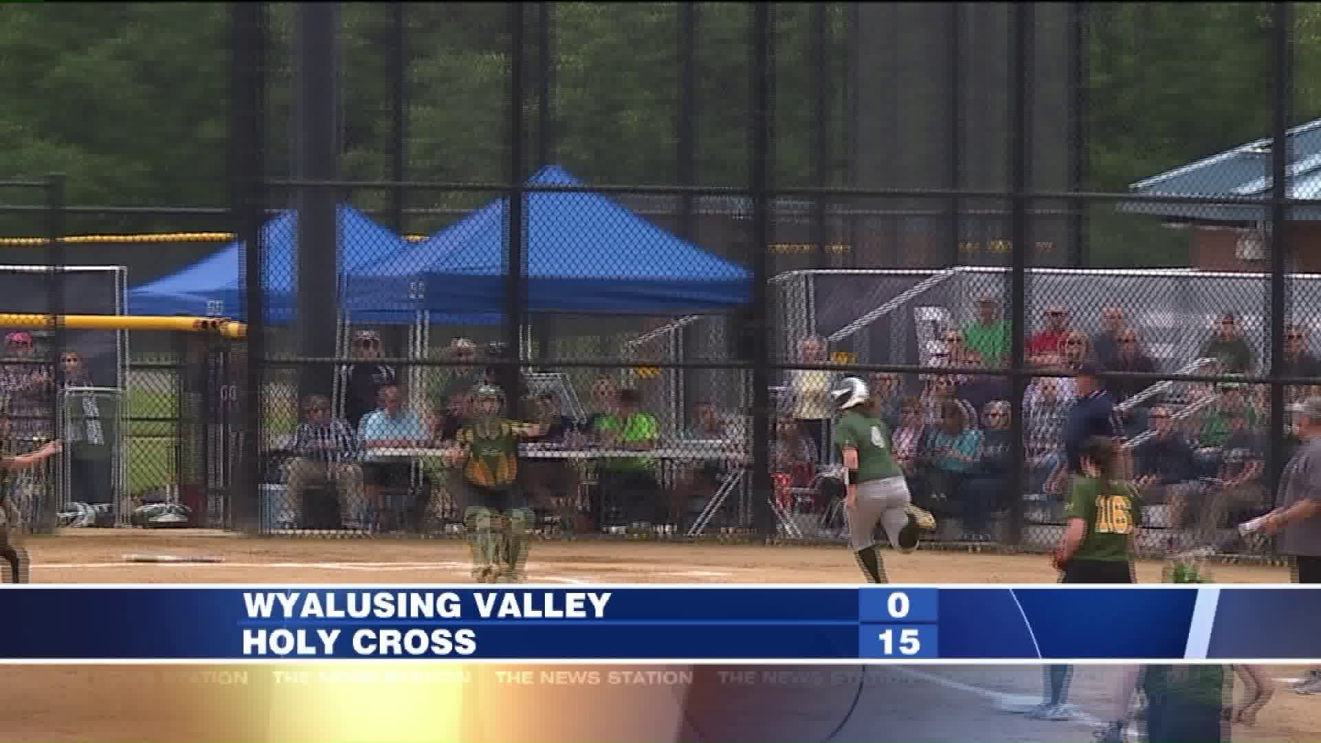 Wyalusing vs Holy Cross softball