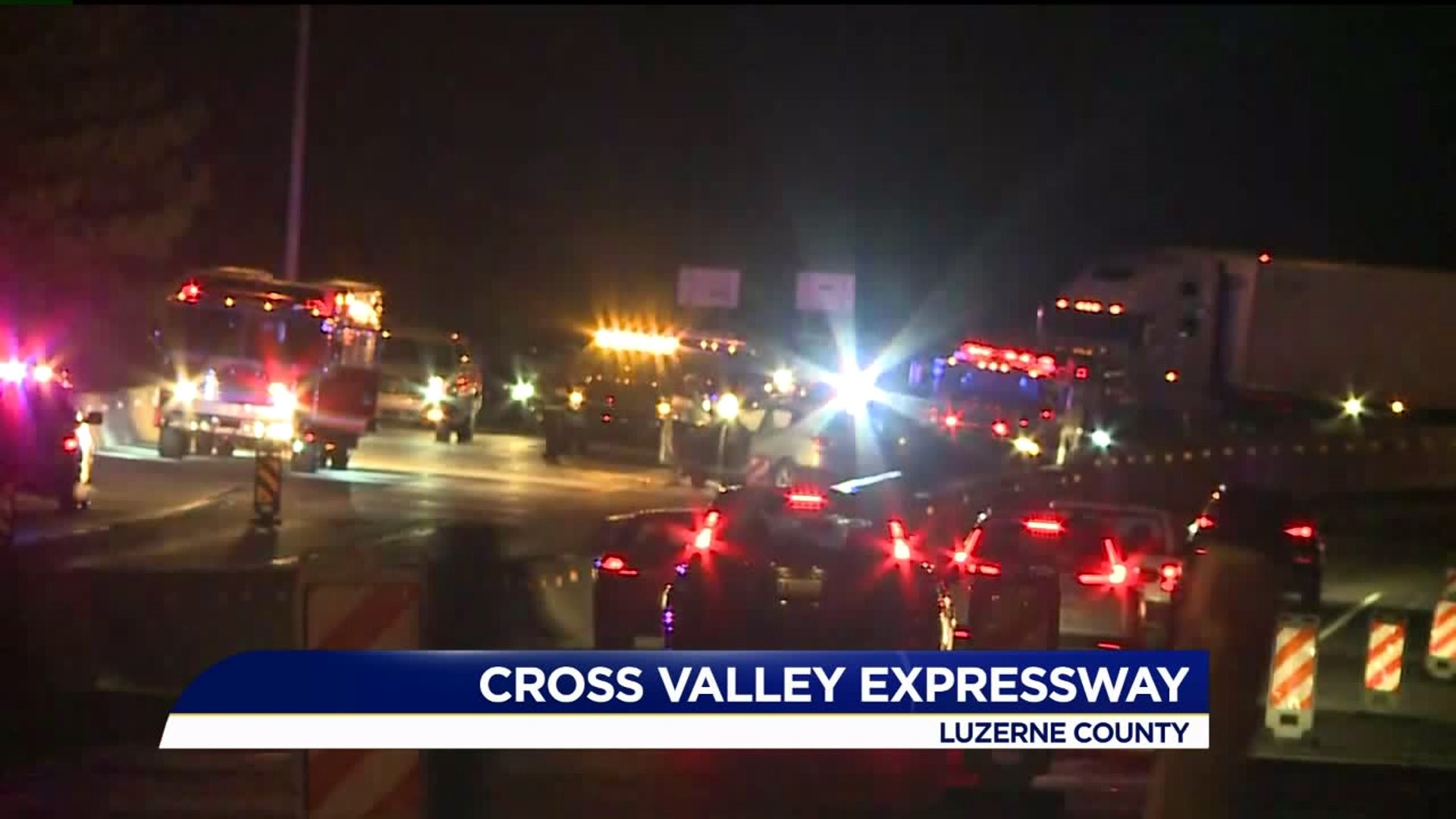 Crash on Cross Valley Expressway Ties Up Traffic
