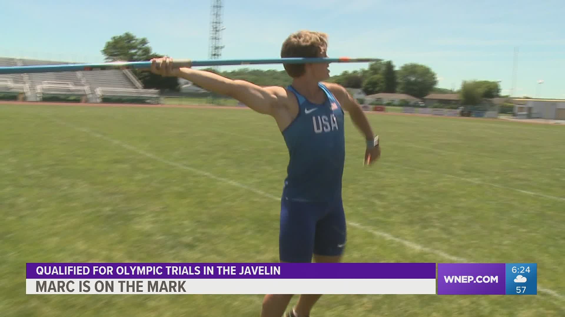 Minichello Qualifies For The Olympic Trials In The Men's Javelin