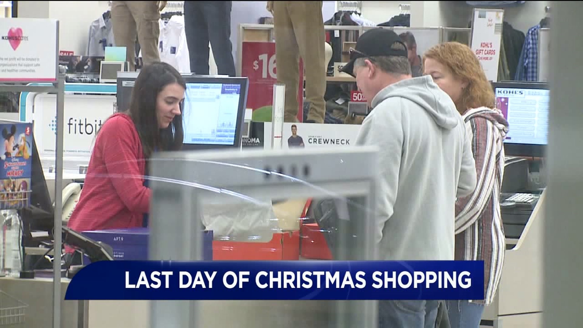 Last Minute Rush for Holiday Shoppers in Lackawanna County