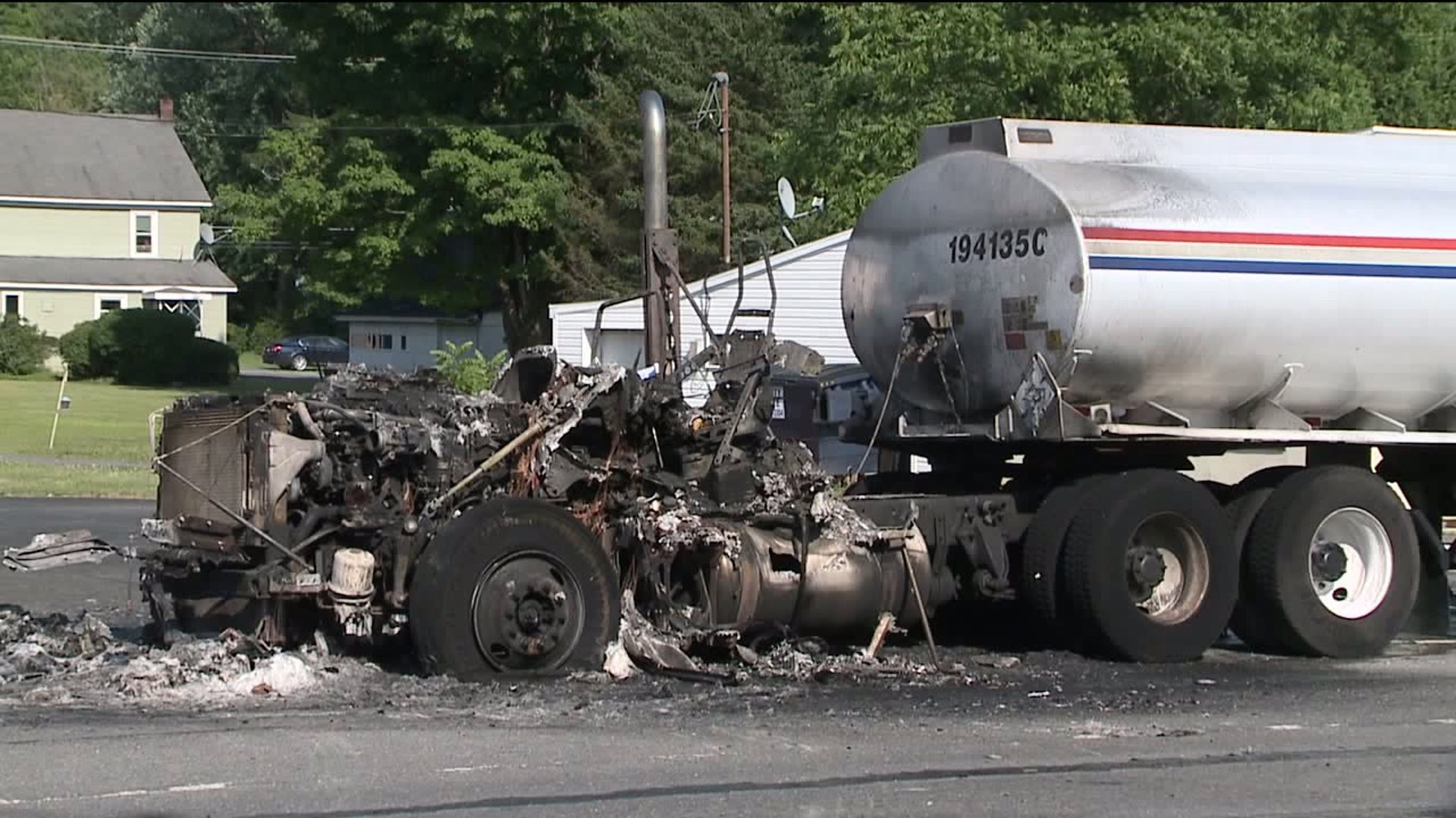 Truck Fire Slows Traffic in Part of Poconos