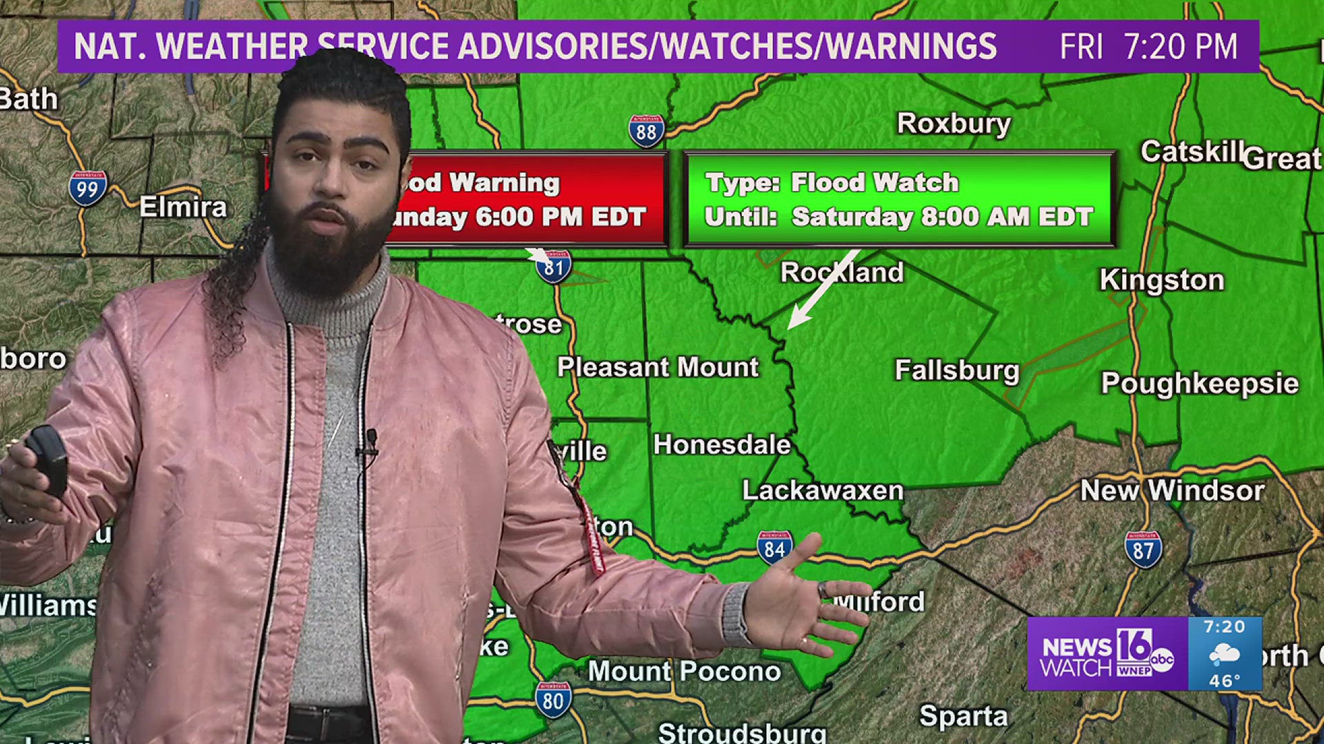 Rain today will be ending from west (Central PA) to east (NEPA) throughout the afternoon and evening, setting us up for a stellar weekend.