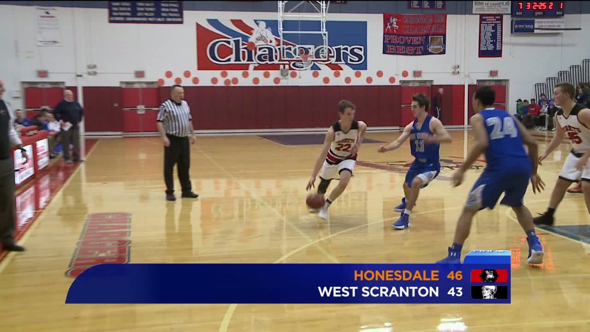 Honesdale Holds Off West Scranton in Boys Basketball