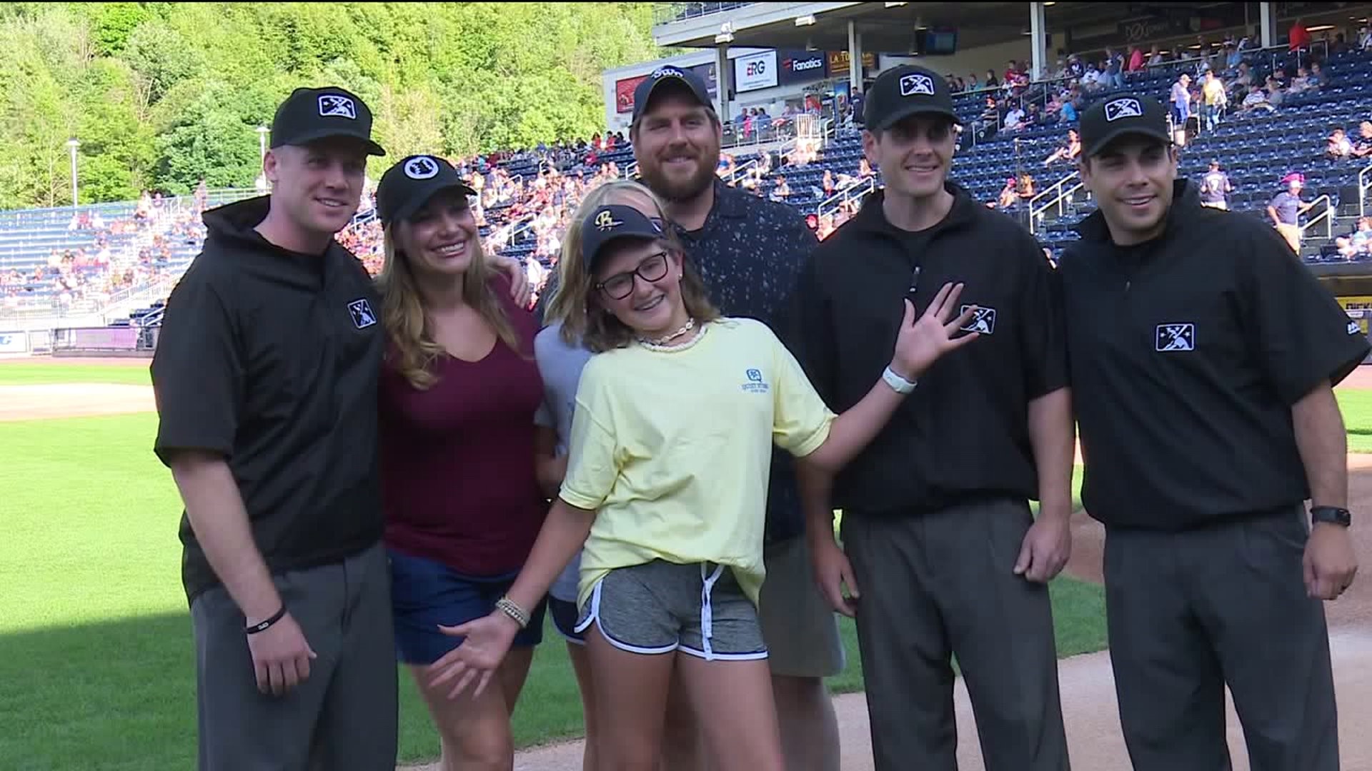 11-year-old Girl with Leukemia Gets Memorable Experience at RailRiders Game
