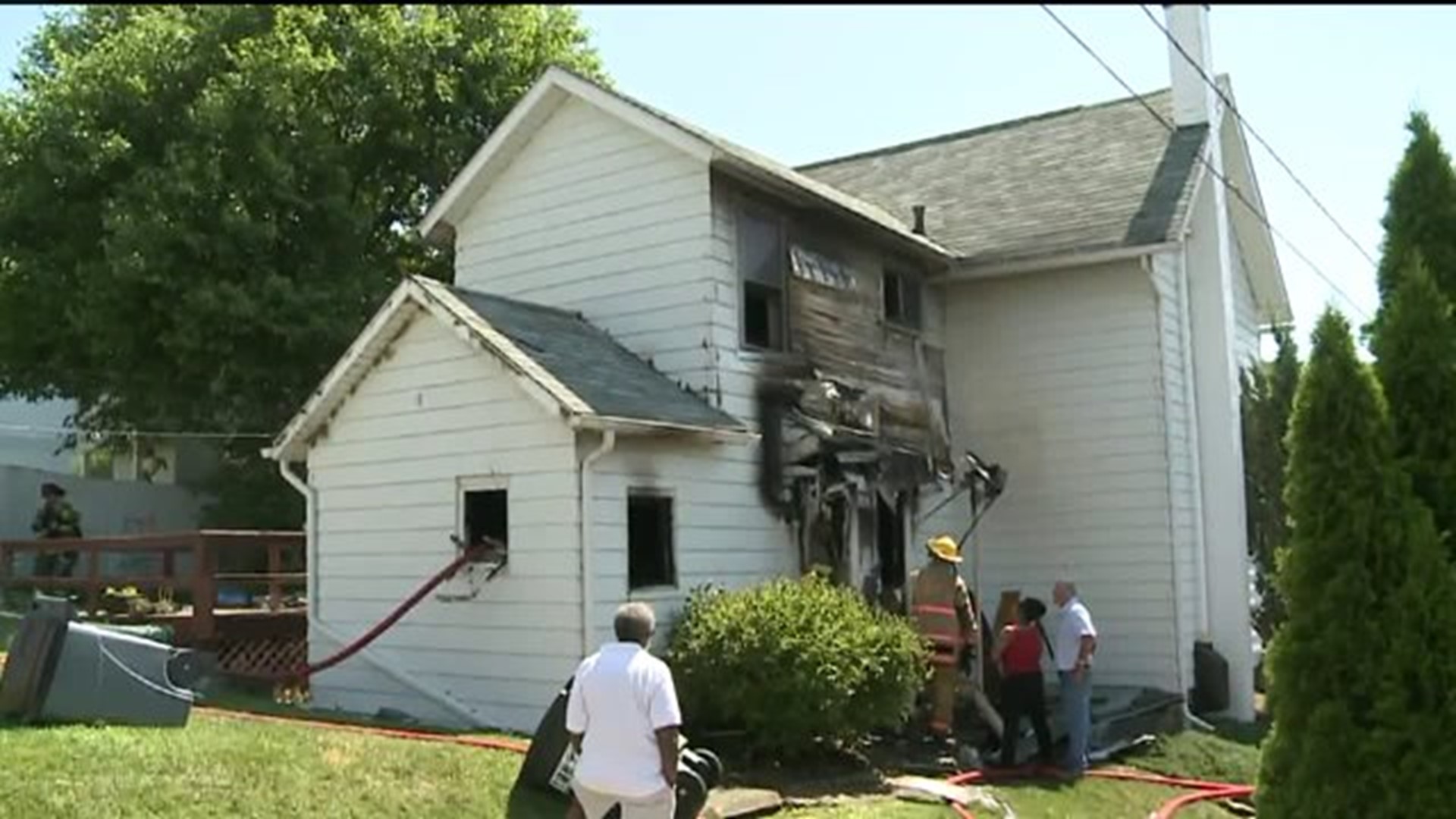 Flames Scorch Bloomsburg Home
