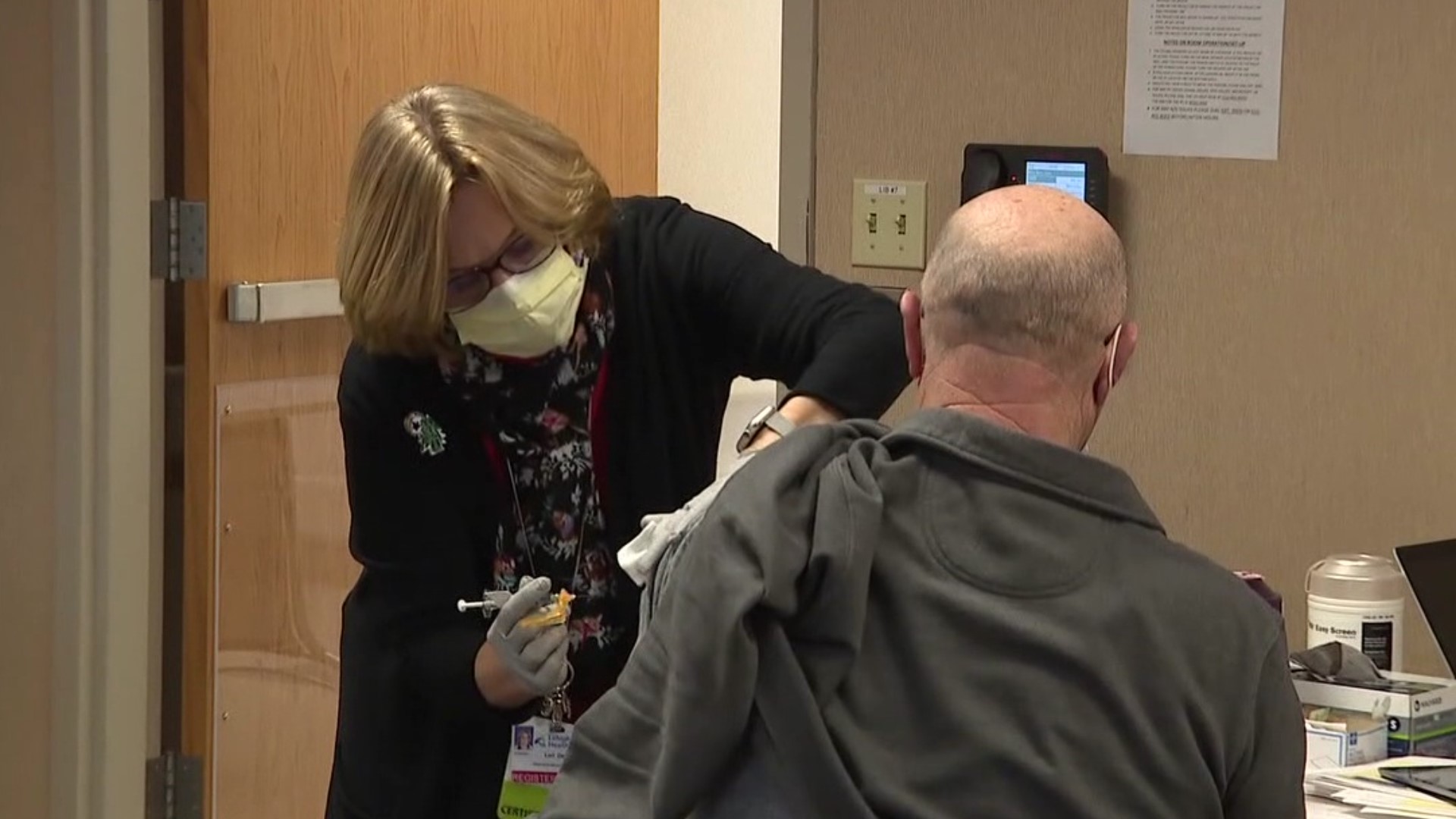 The coronavirus vaccine rollout continues for people who fall under the state's 1A category.