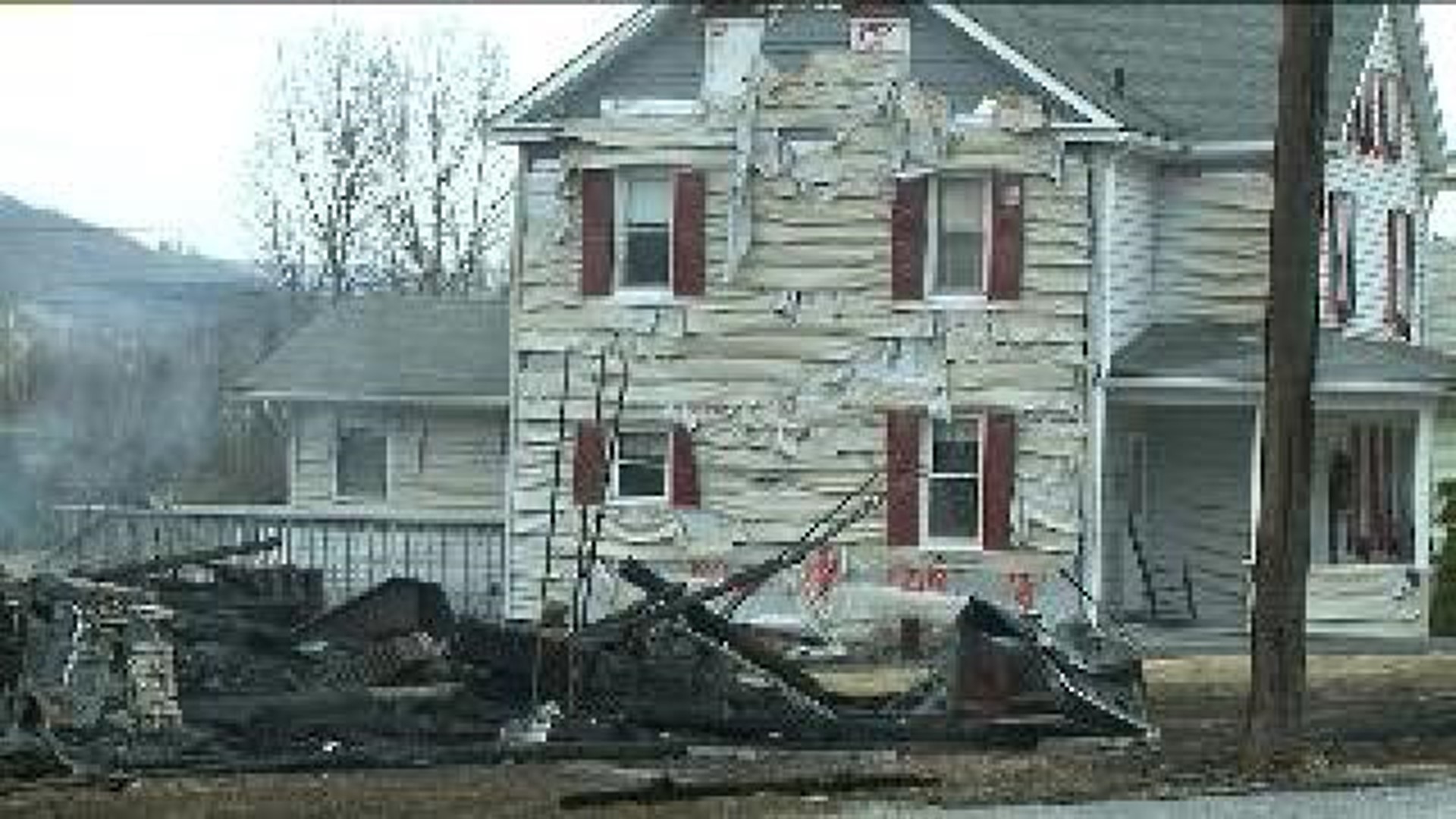 Fire Wrecks Home and Damages Three Others