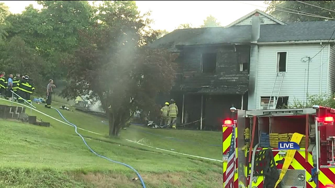 Route 11 Back Open After House Fire Near West Nanticoke
