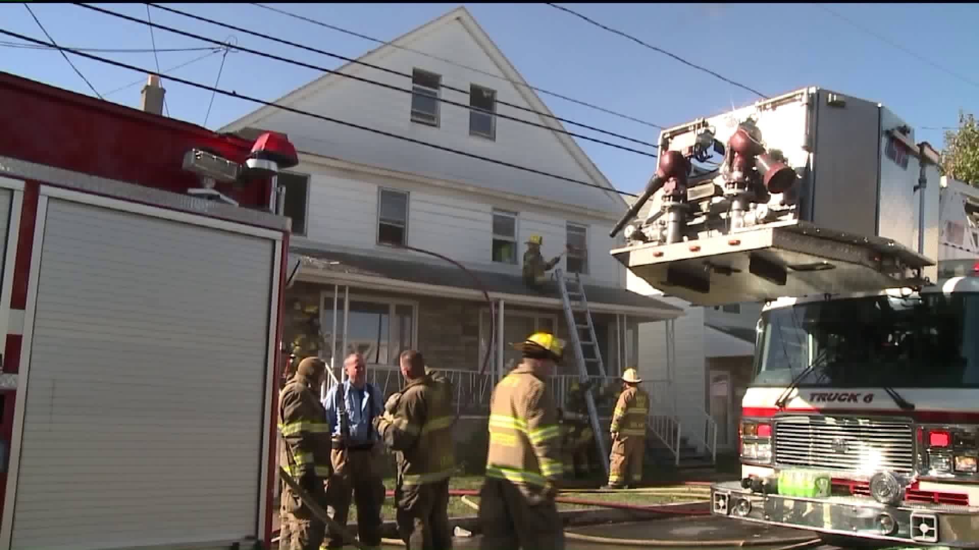 Wilkes-Barre Home Damaged by Fire