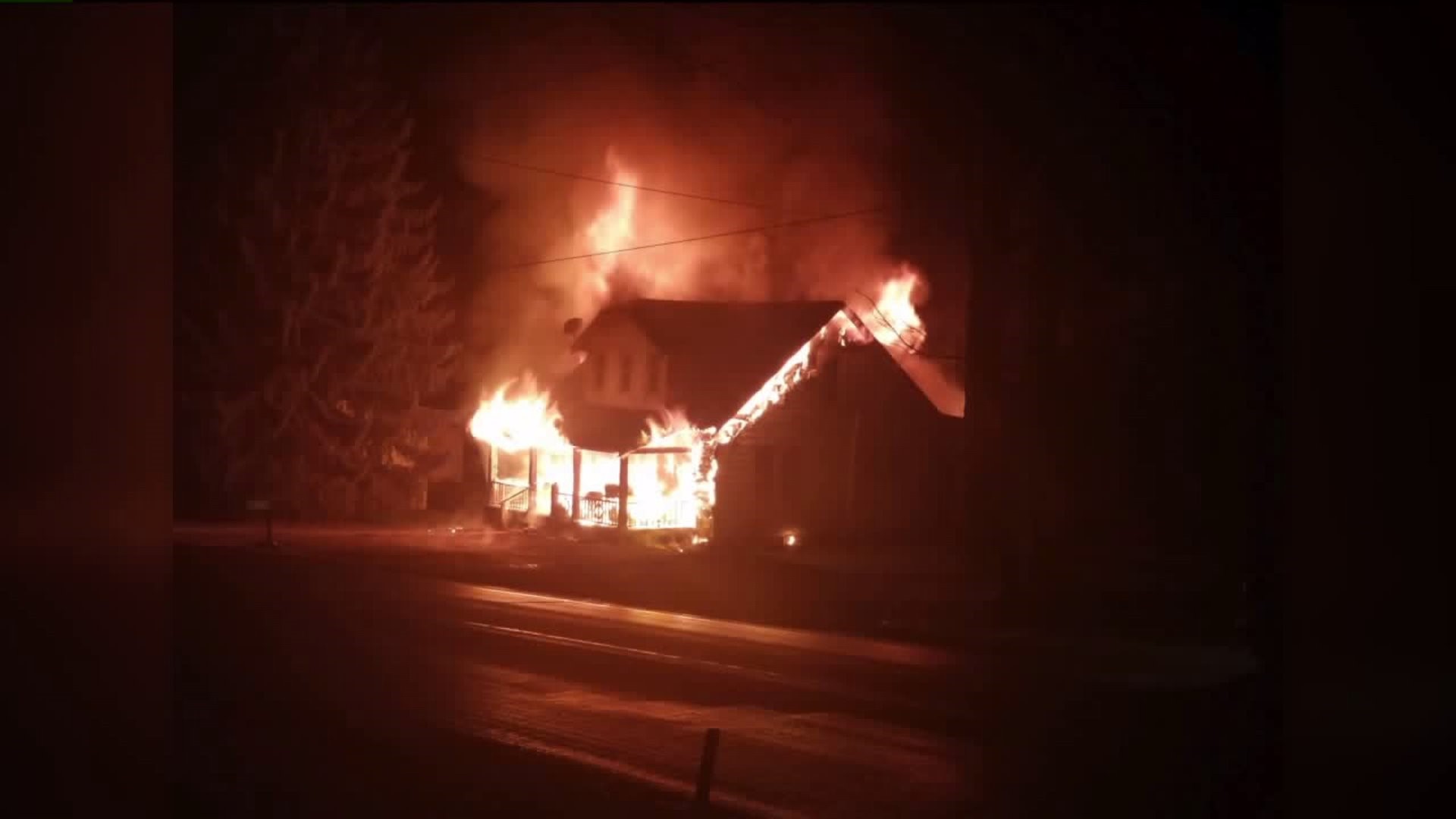 Home in Susquehanna County Ravaged by Fire