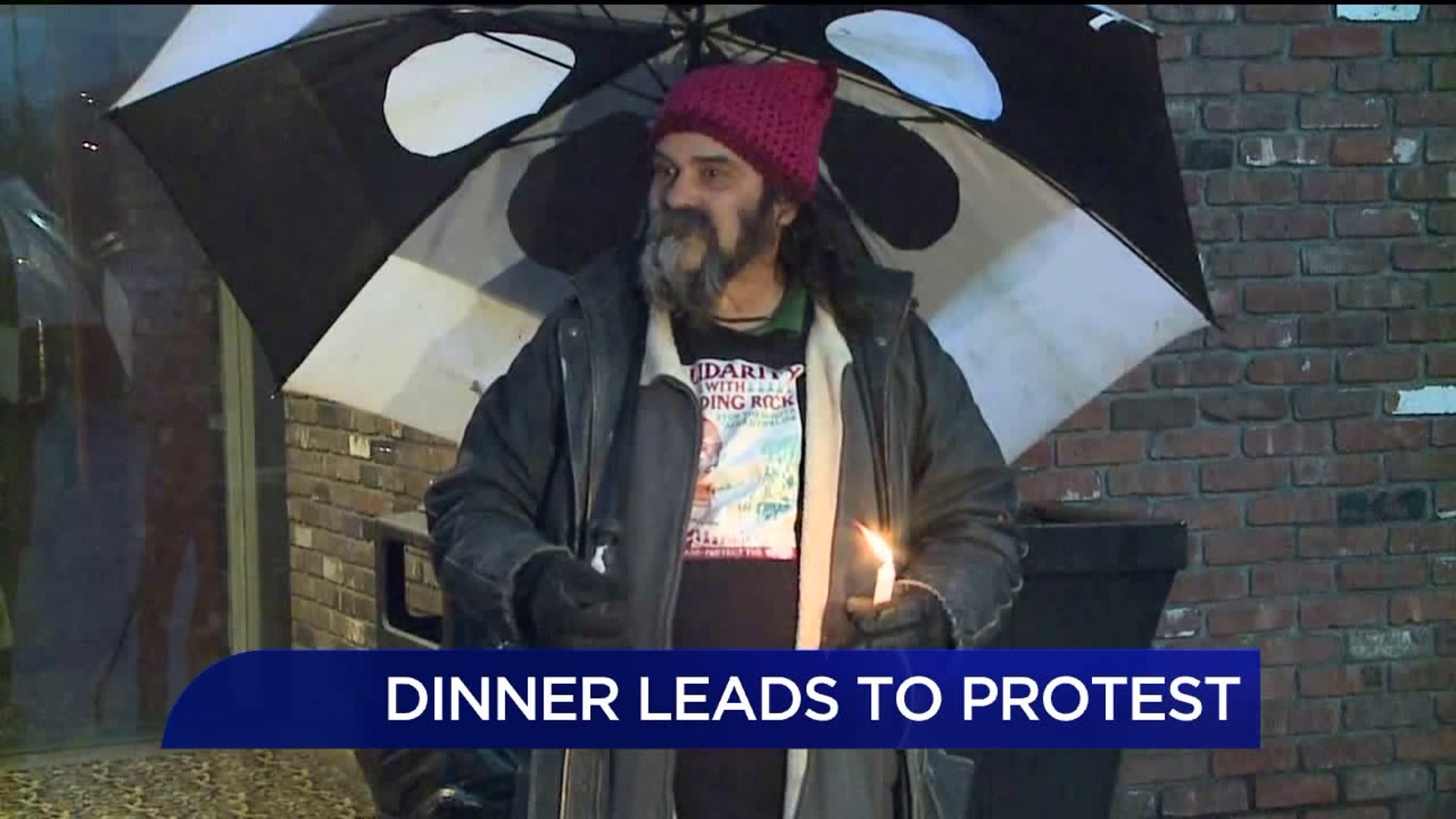 Protesters Show Up Outside Gun Rights Dinner
