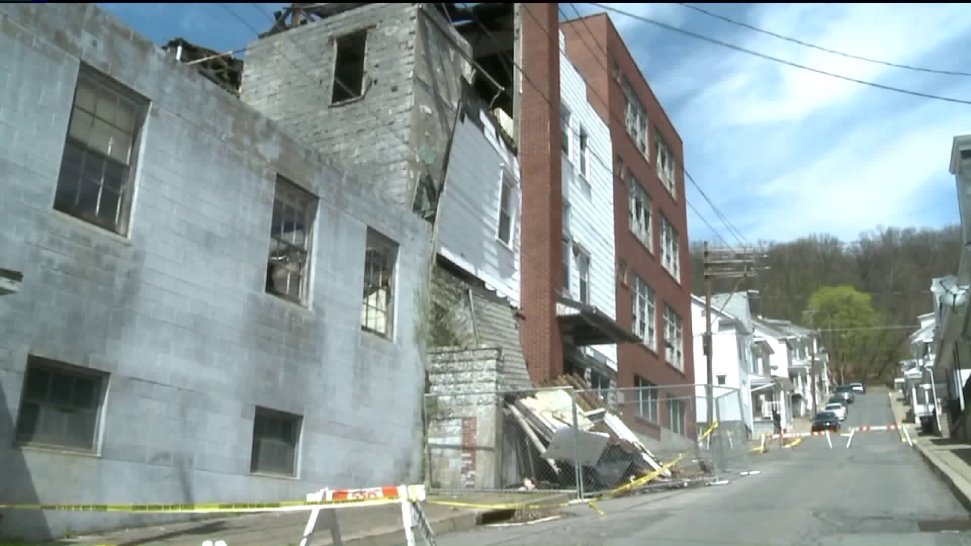 Blight Money to Stabilize Collapsing Building