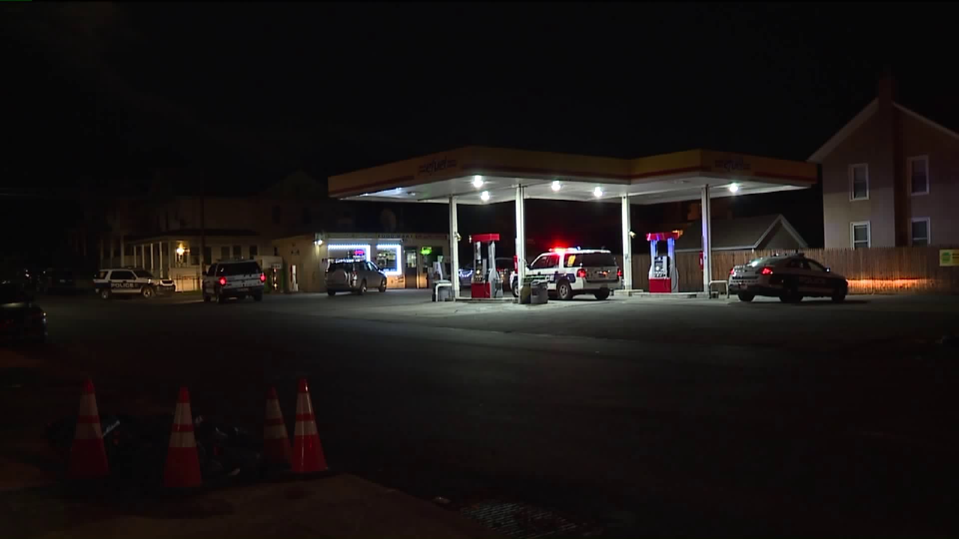 Police Respond to Potential Gas Station Robbery in Scranton