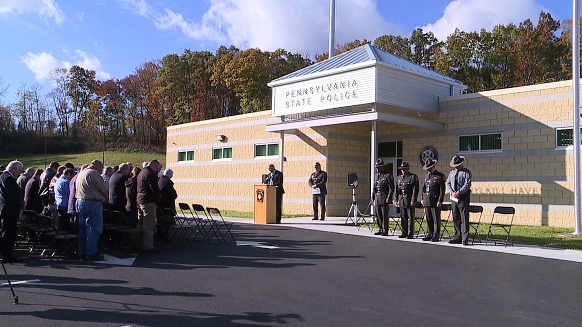 State Police Barracks Dedicated in Schuylkill County
