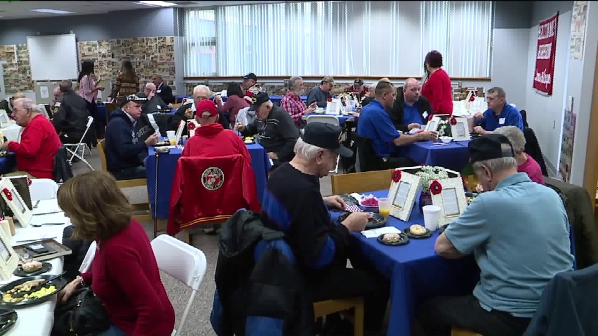 Hazleton Area Students Honor Veterans With a Breakfast
