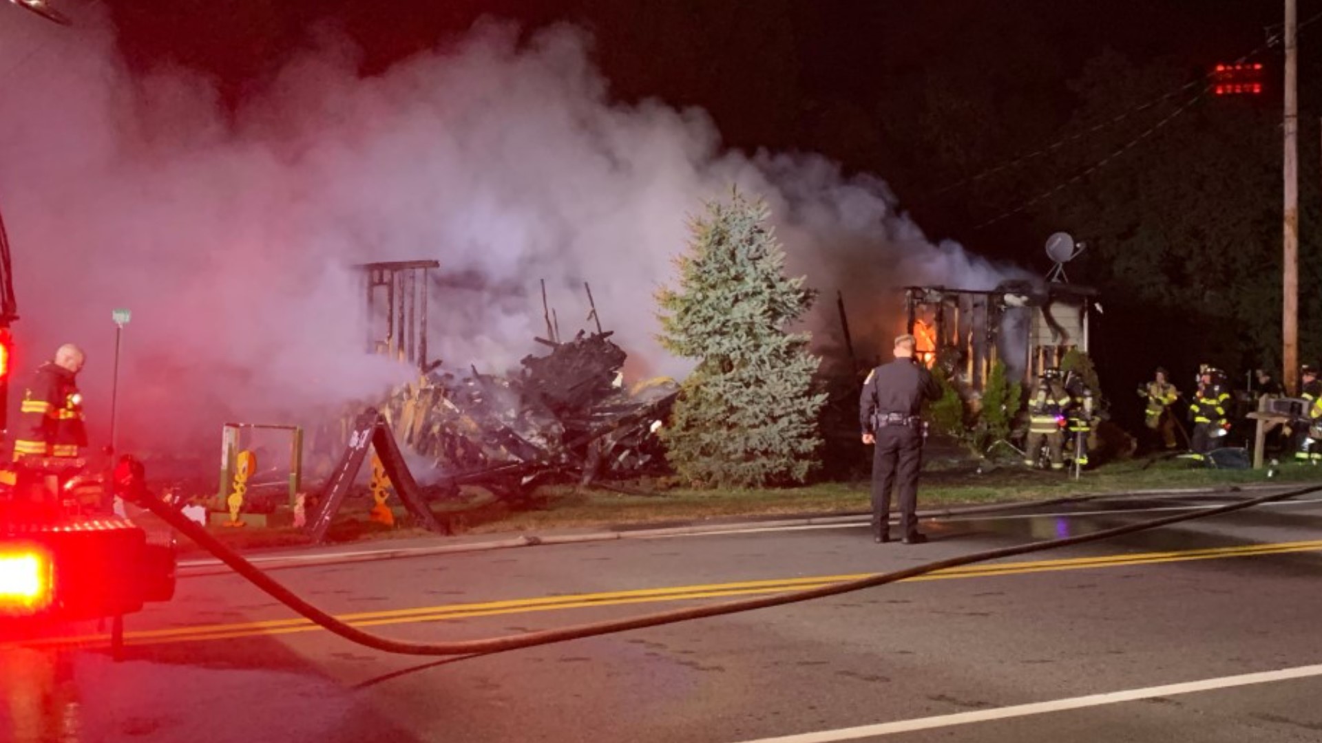 Fire destroys mobile home in Luzerne County | wnep.com