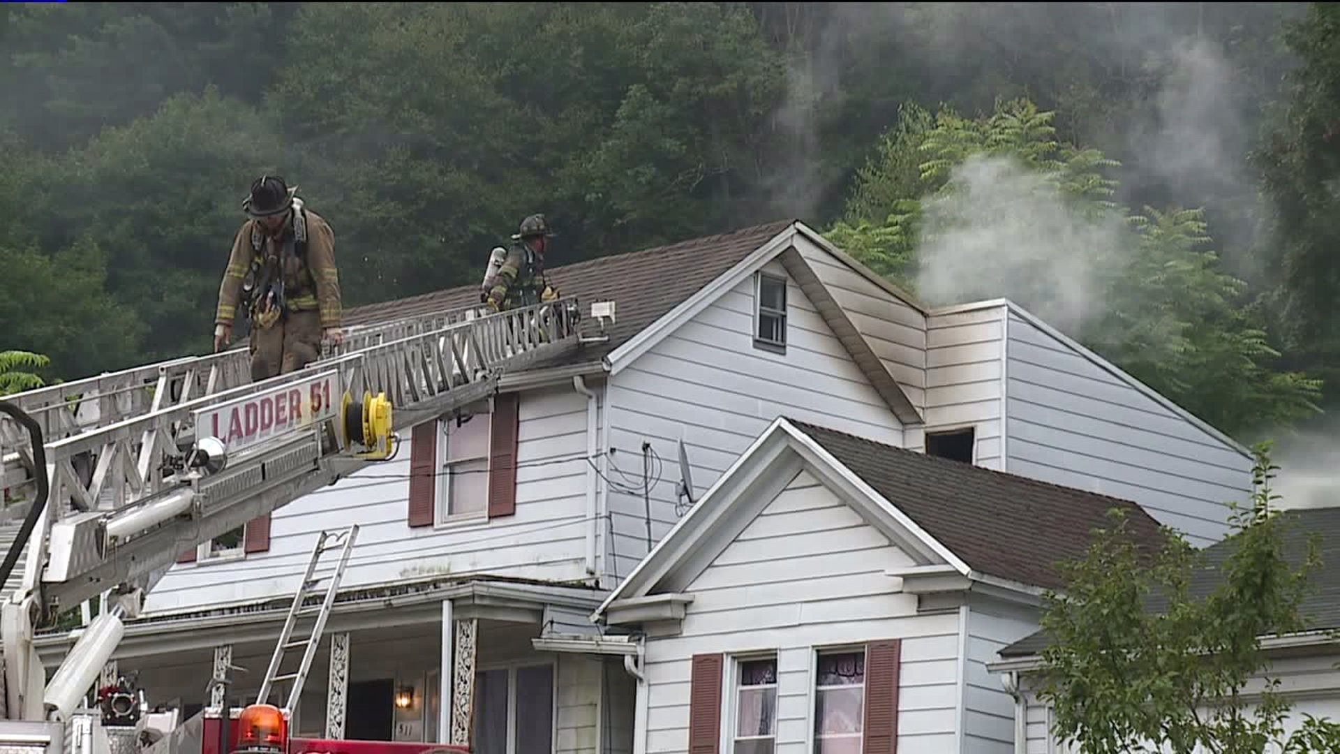Home Damaged, Pets Rescued from Pottsville Fire