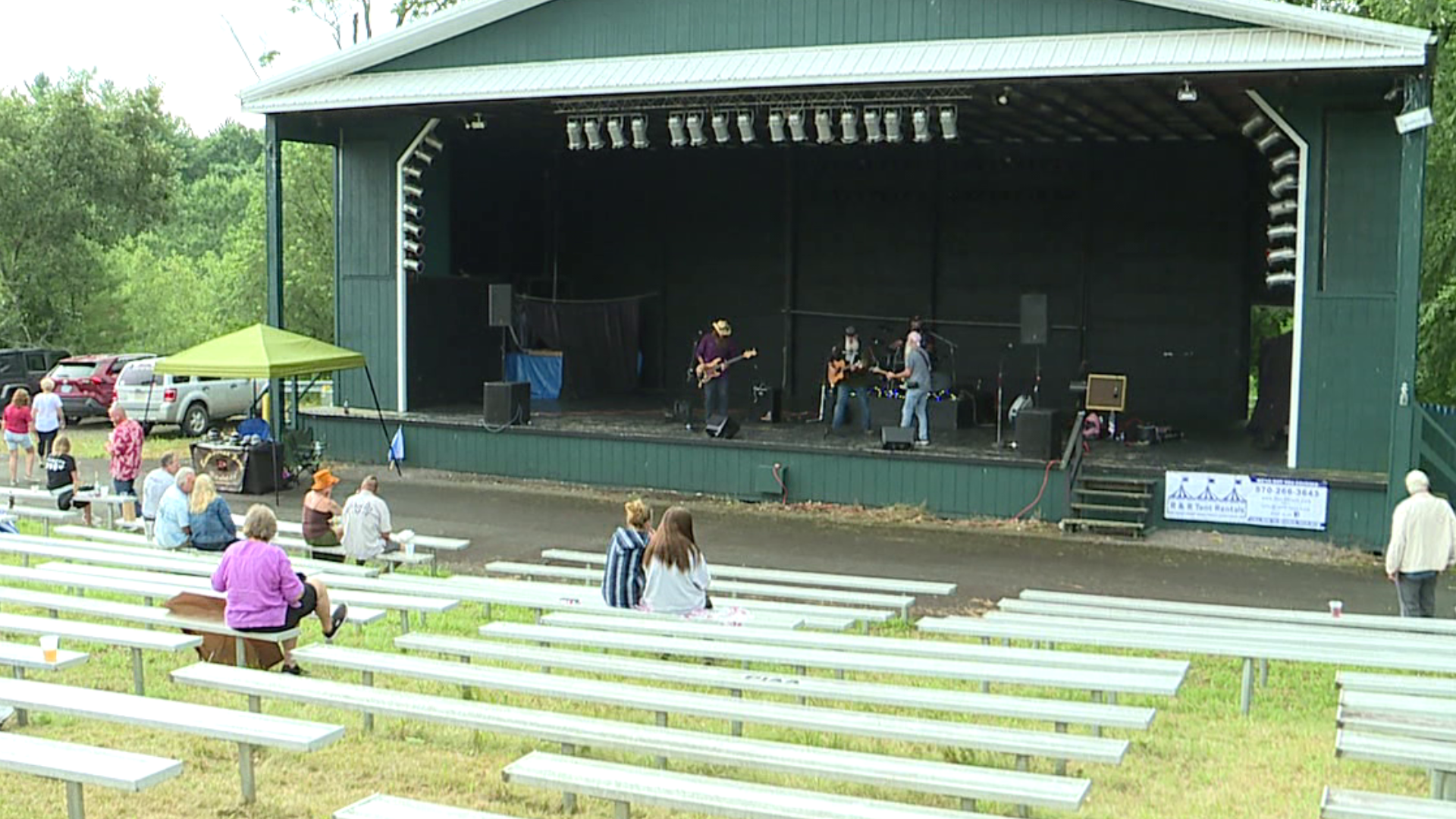 The concert at the Luzerne County Fairgrounds was put on by One Mi22ion Salute.