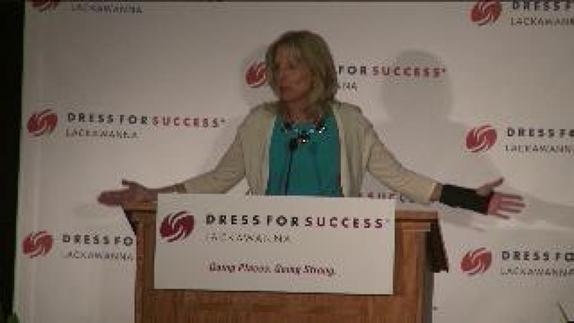 Jill Biden Speaks At Dress For Success Luncheon
